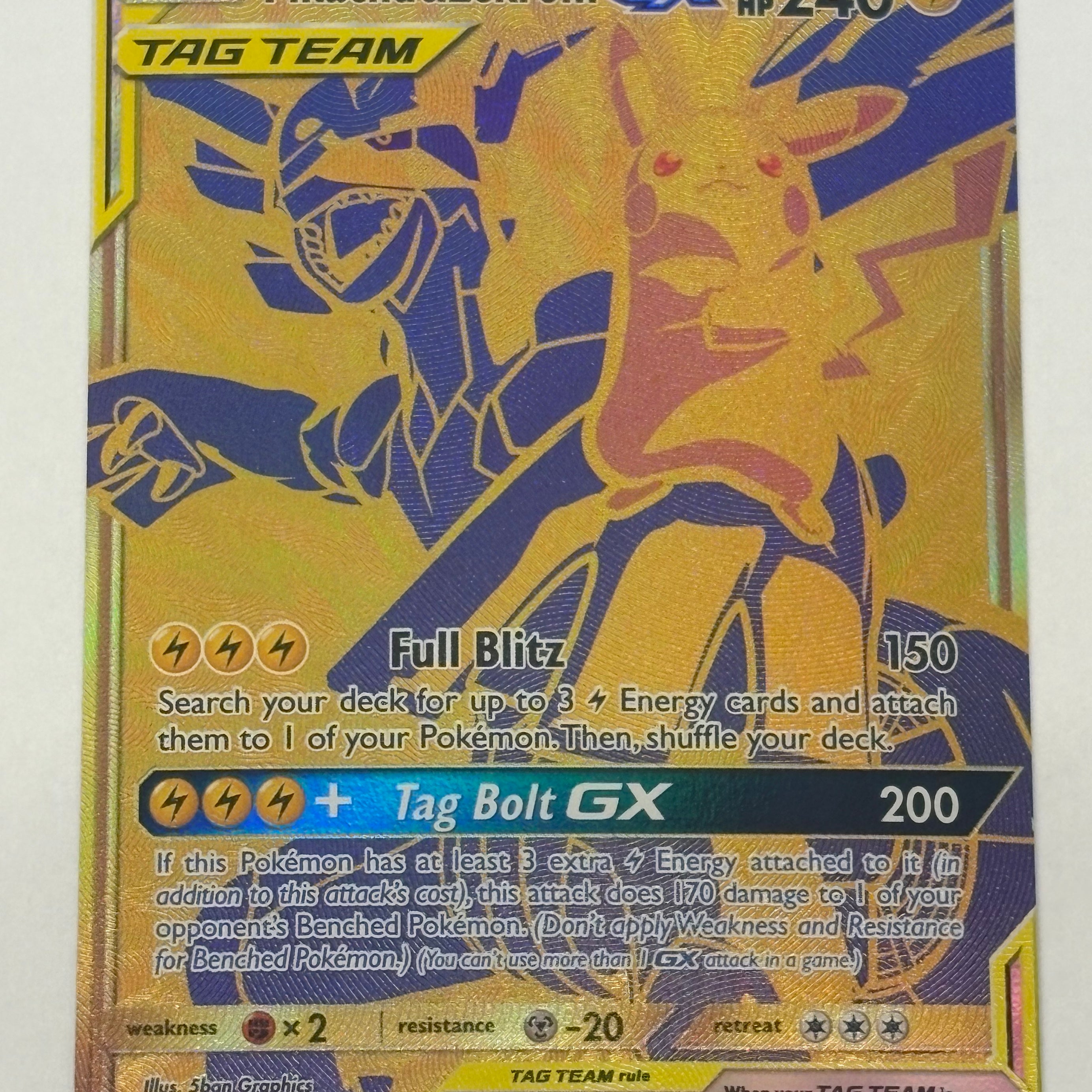Pokémon TCG - Sun & Moon Promo Pikachu & Zekrom GX Tag Team SM248 NM