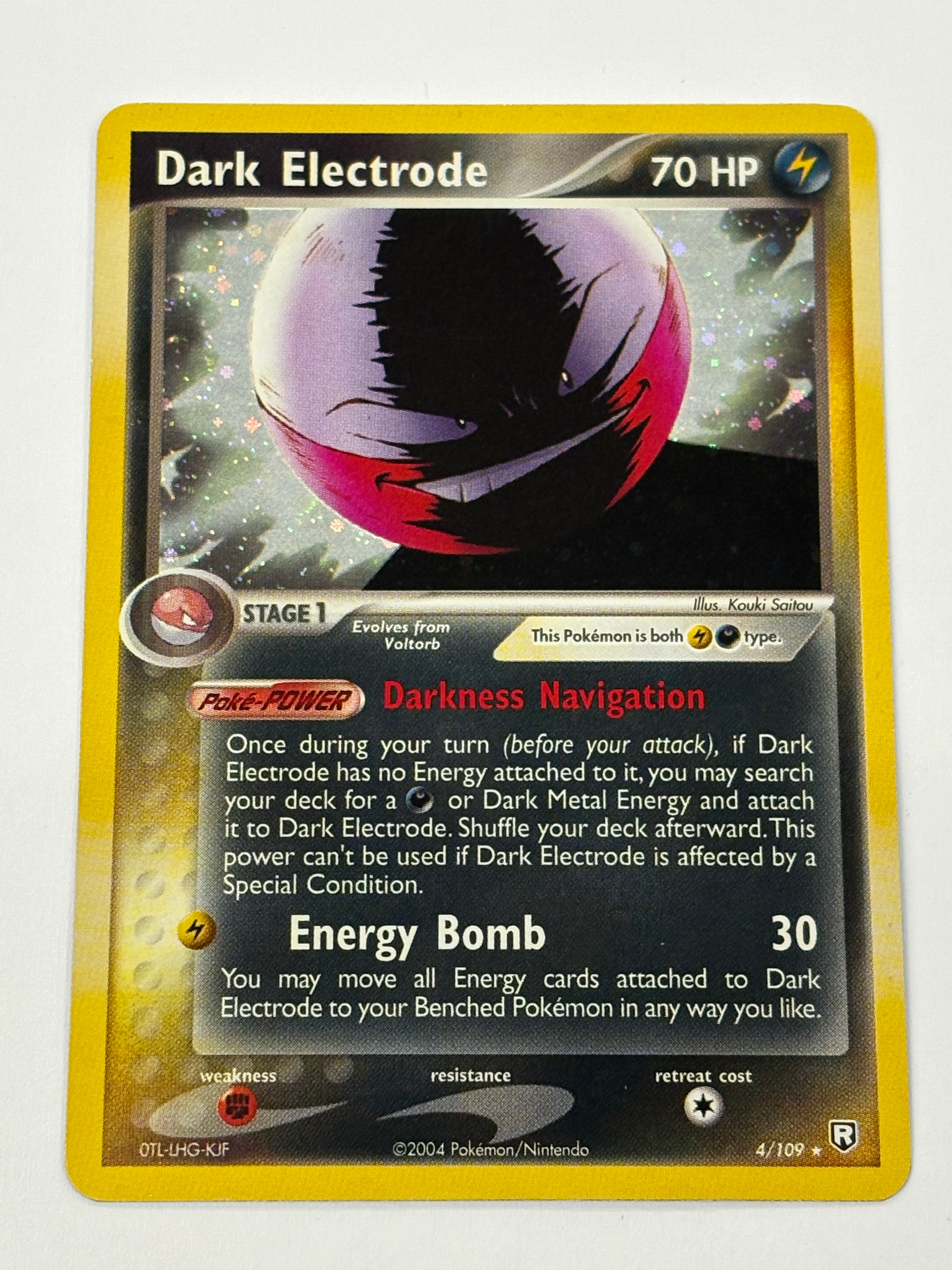 Pokémon TCG - EX Team Rocket Returns Dark Electrode 4/109 NM