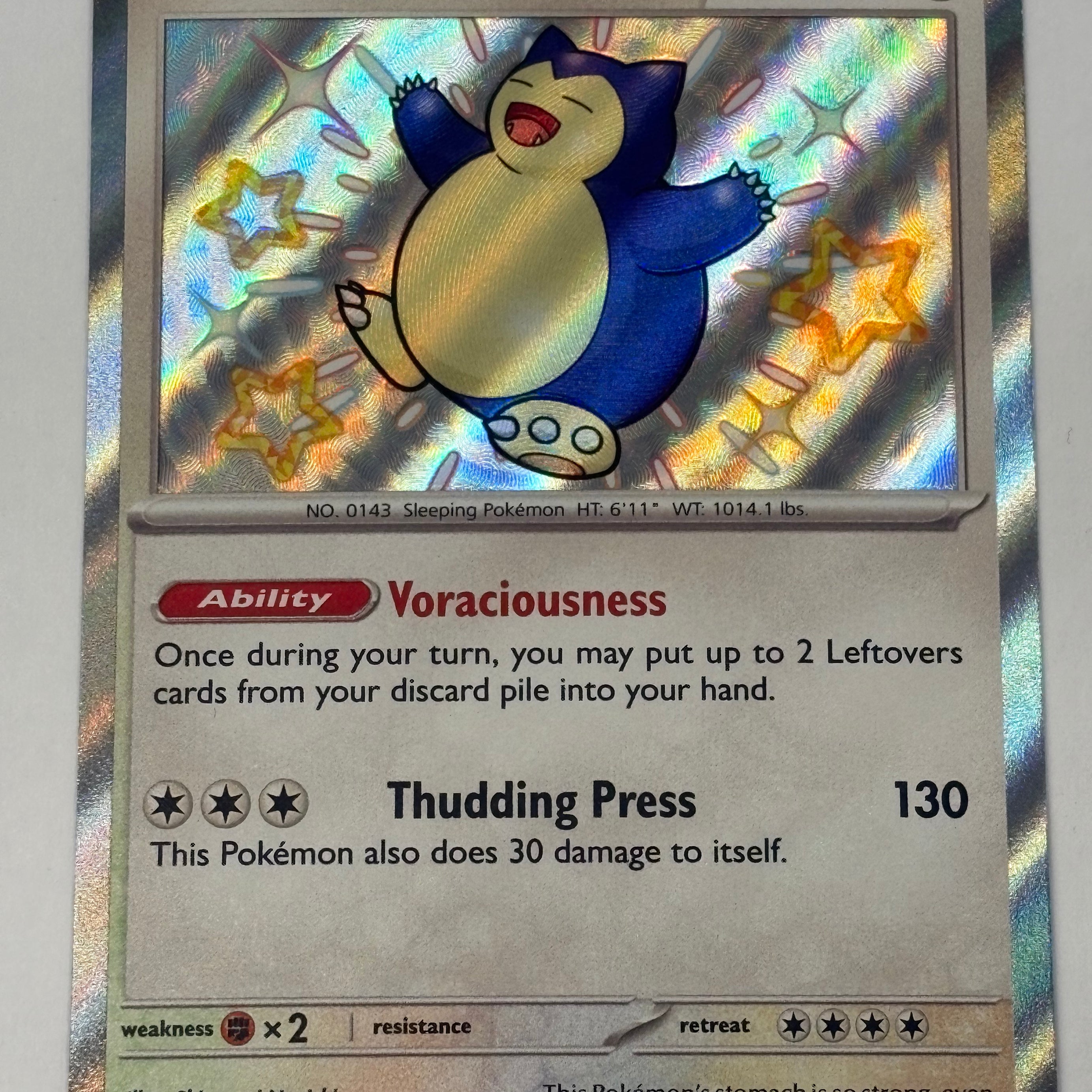 Pokémon TCG - Paldean Fates Snorlax 202/091 NM