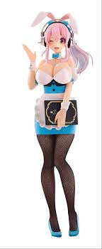 FuRyu Bi Cute Bunnies Super Sonico (Blue Apron) Statue
