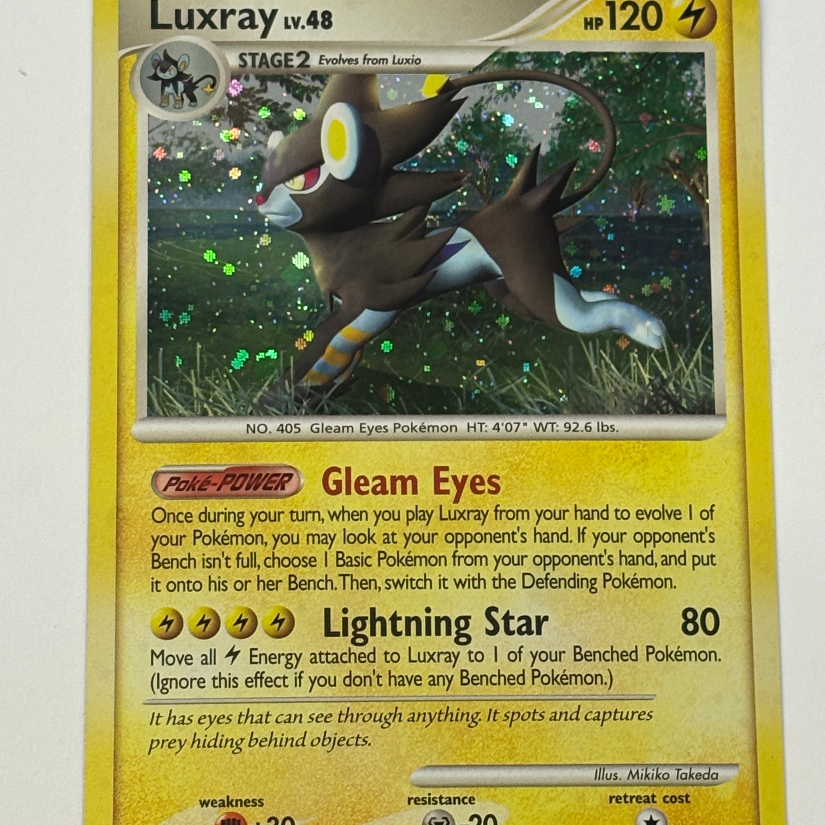 Pokémon TCG - Diamond and Pearl Luxray 7/130 NM