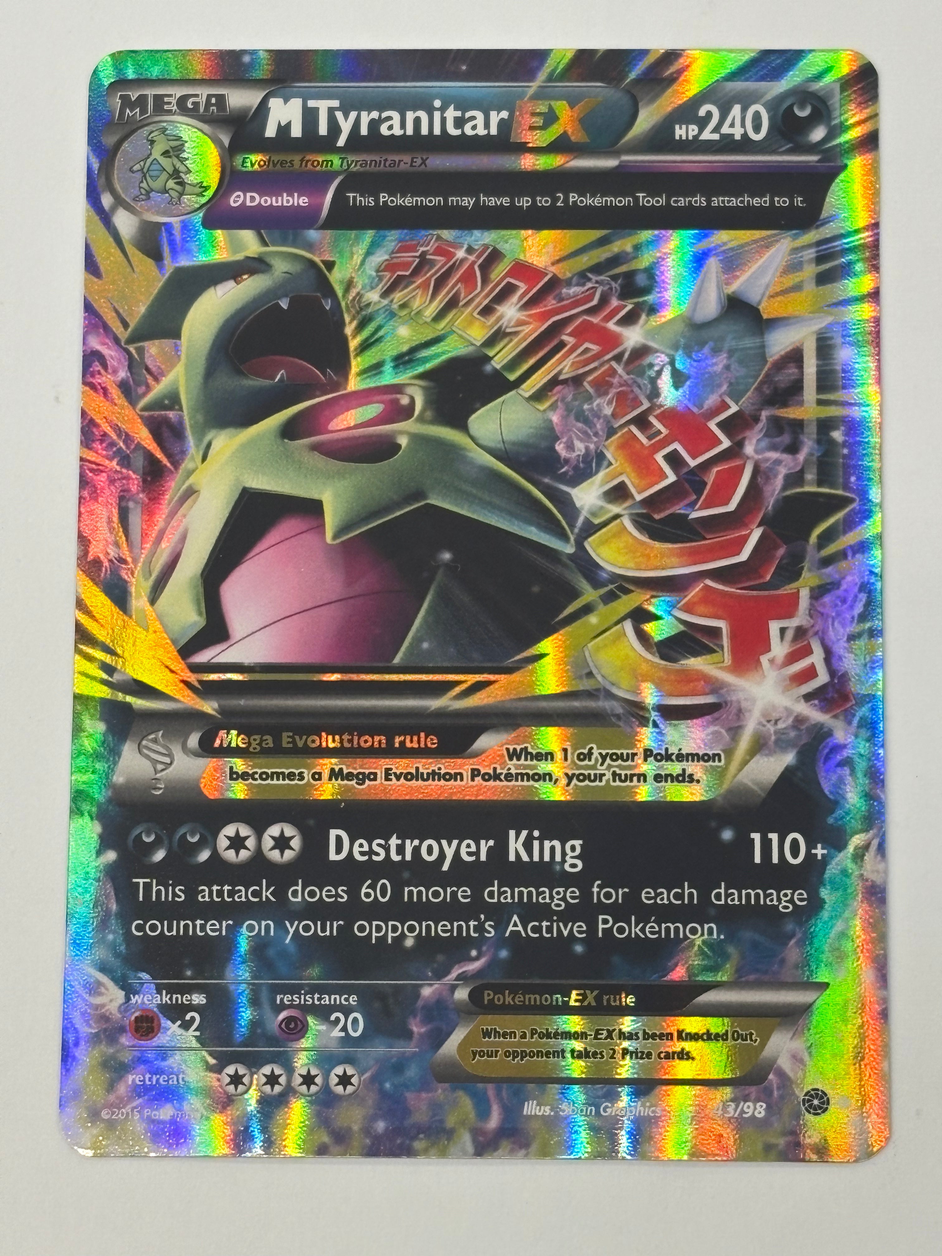 Pokémon TCG - Ancient Origins M Tyranitar EX 43/98 MP