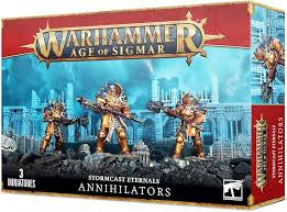 Warhammer 40,000 Age of Sigmar Stormcast Eternals Annihilators Miniature Set