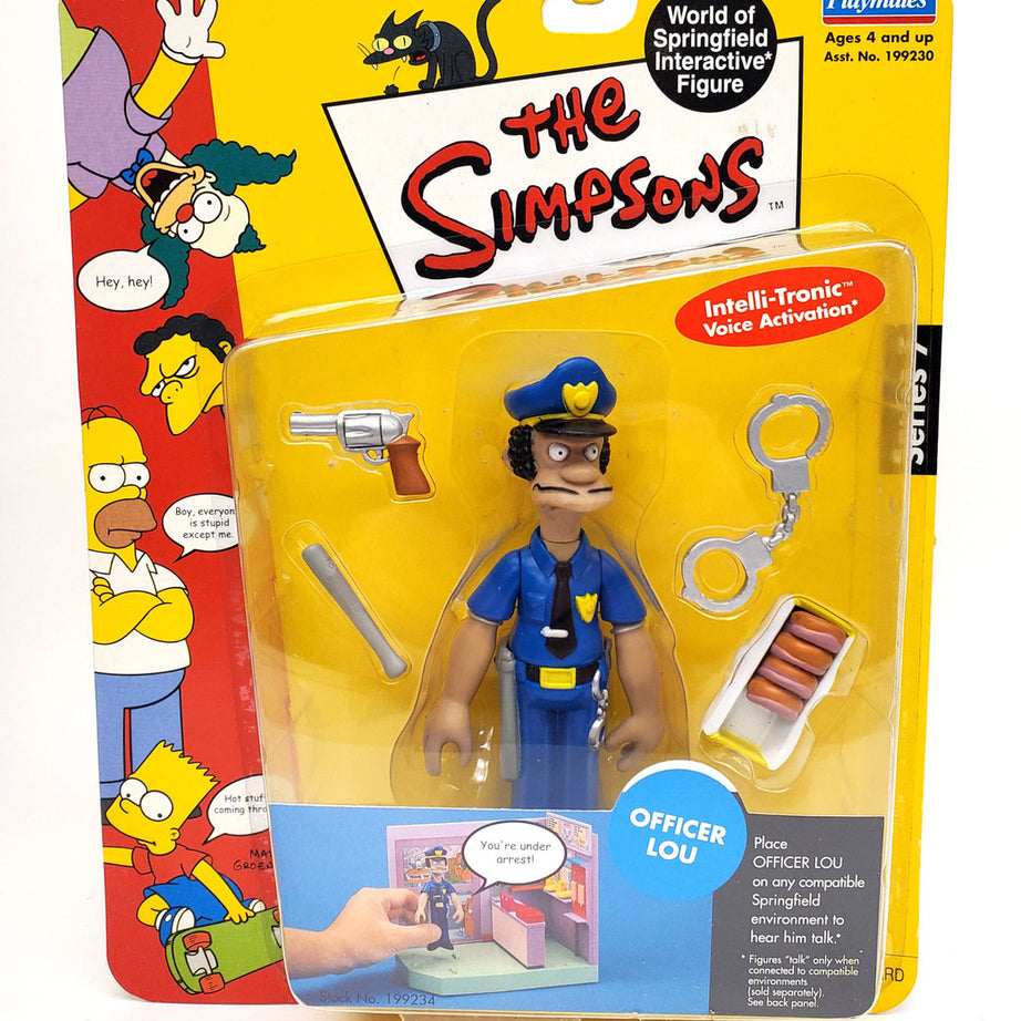 Playmates The Simpsons Officer Lou Action Figure
