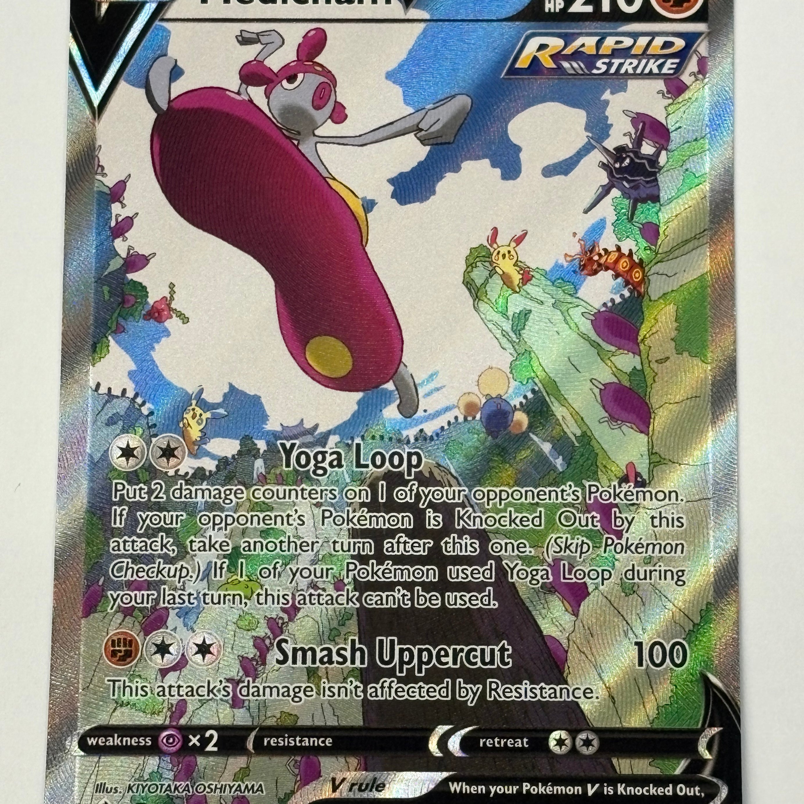 Pokémon TCG - Evolving Skies Medicham V 186/203 NM