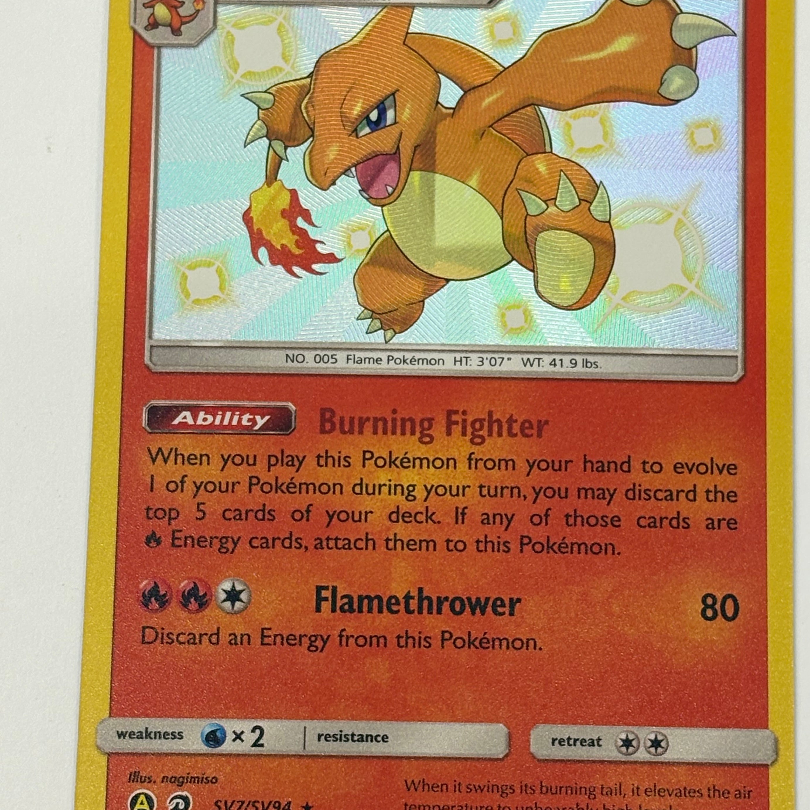 Pokémon TCG - Hidden Fates Charmeleon SV7/SV94 NM