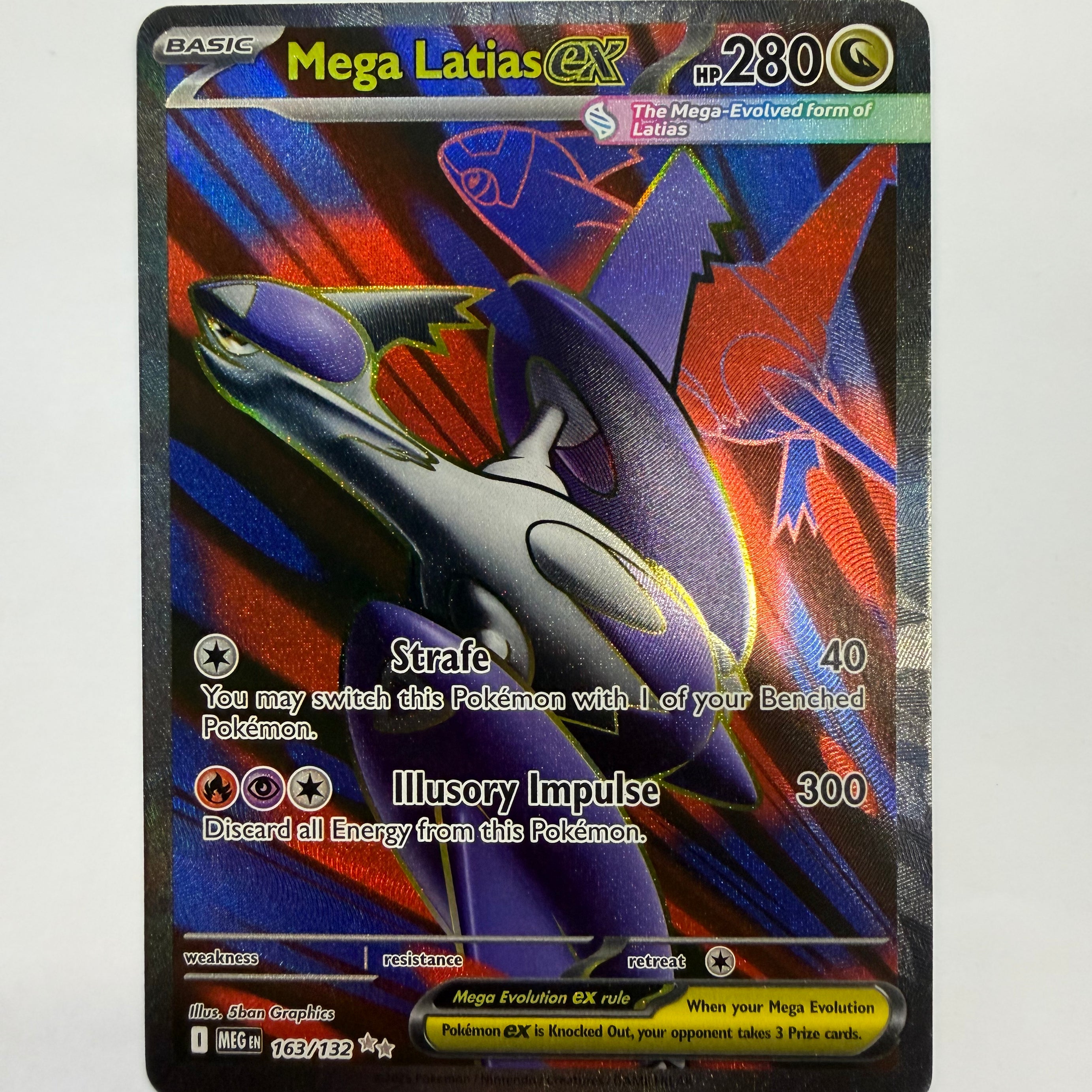 Pokémon TCG - Mega Evolution Mega Latias ex 163/132 NM