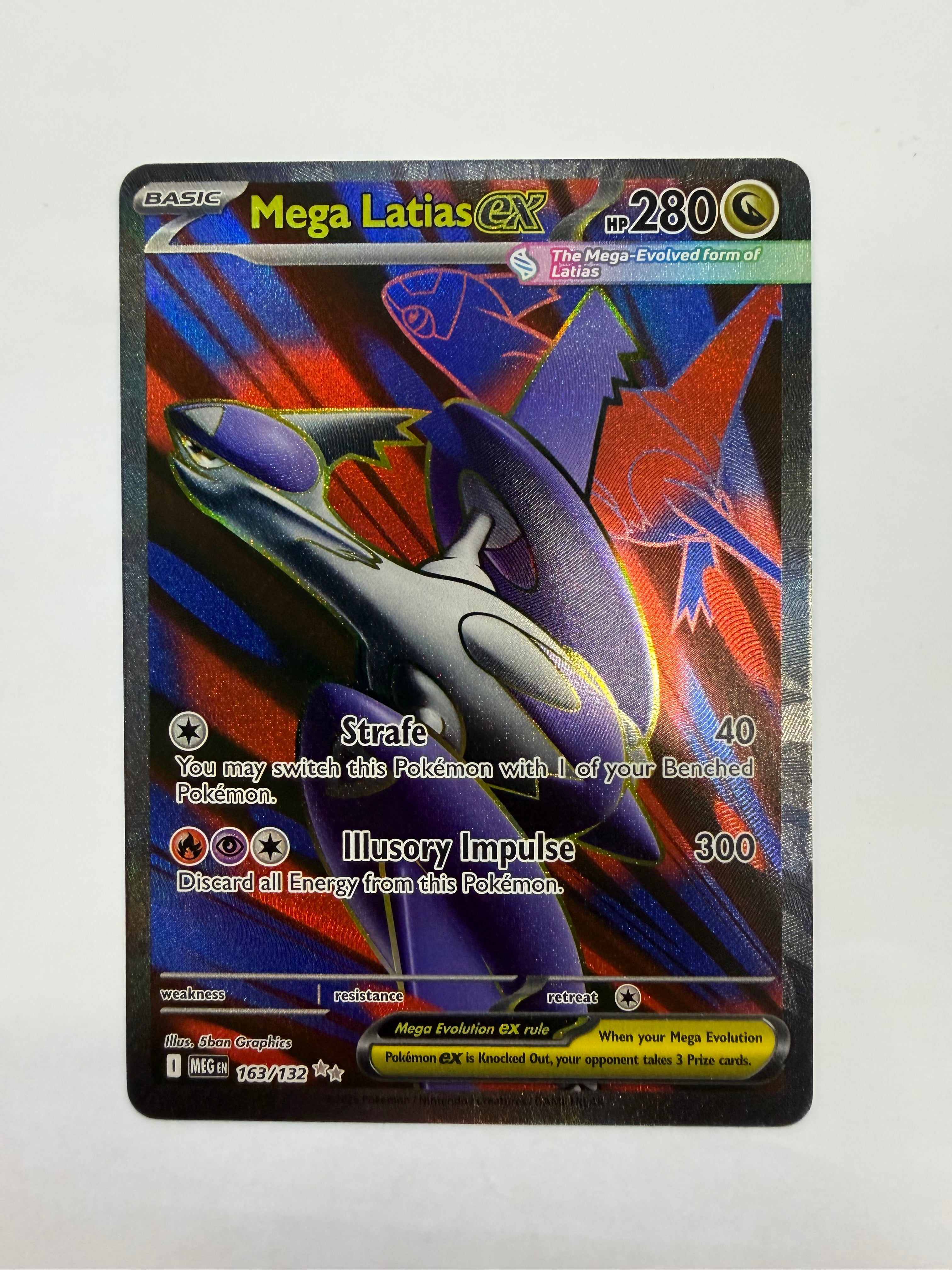 Pokémon TCG - Mega Evolution Mega Latias ex 163/132 NM