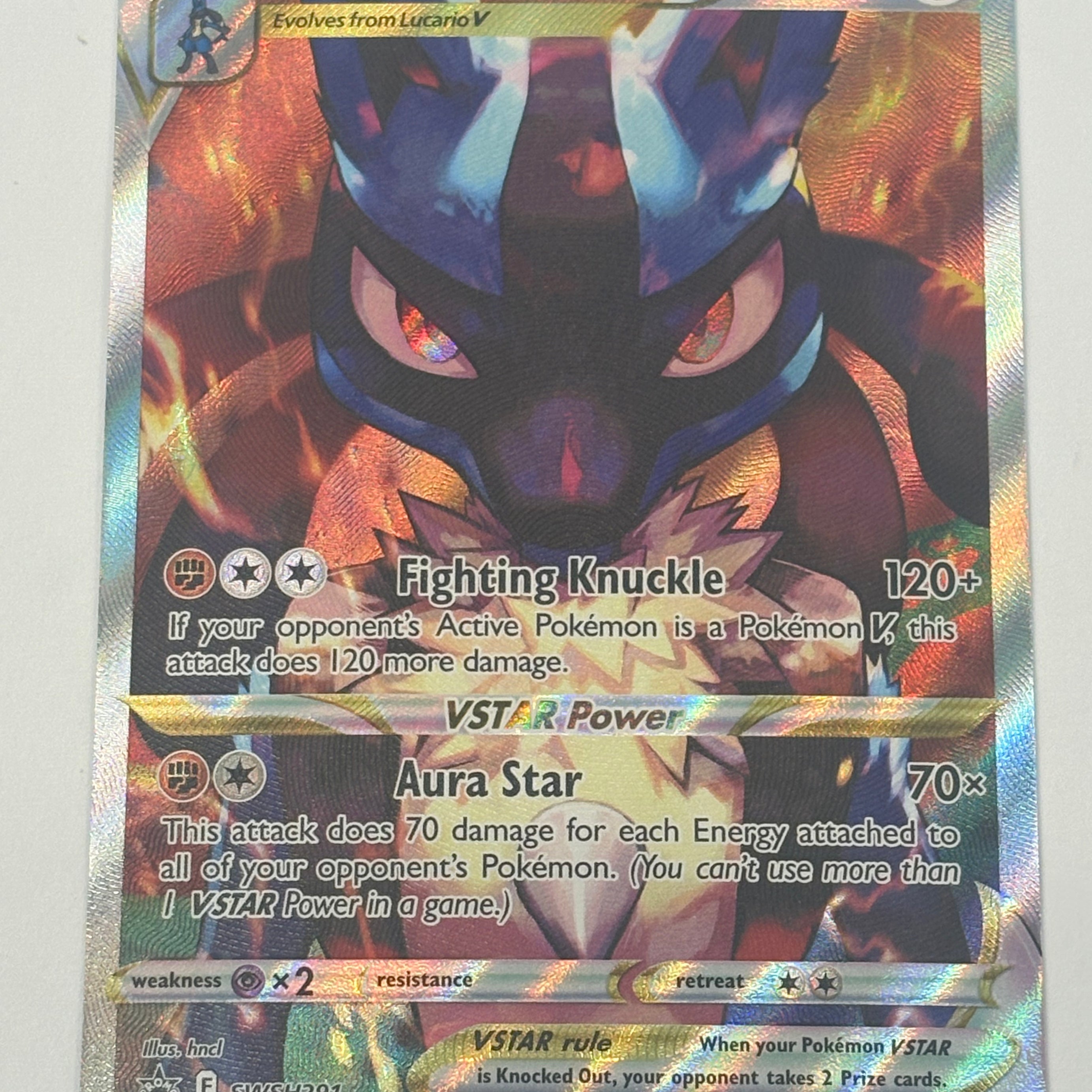 Pokémon TCG - Sword & Shield Promo Card Lucario VSTAR SWSH291 NM
