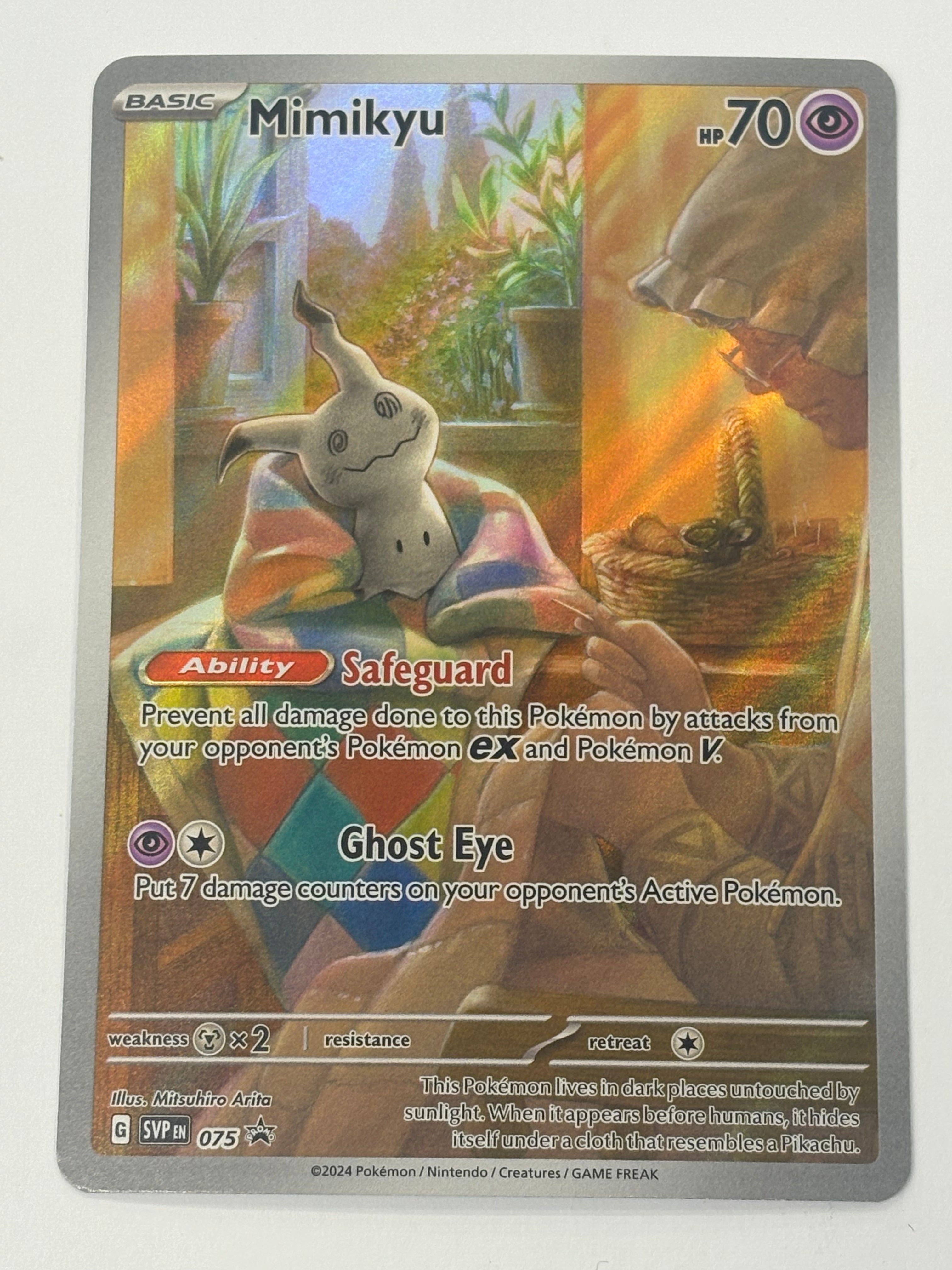 Pokémon TCG - Scarlet & Violet Promo Card Mimikyu 075 NM