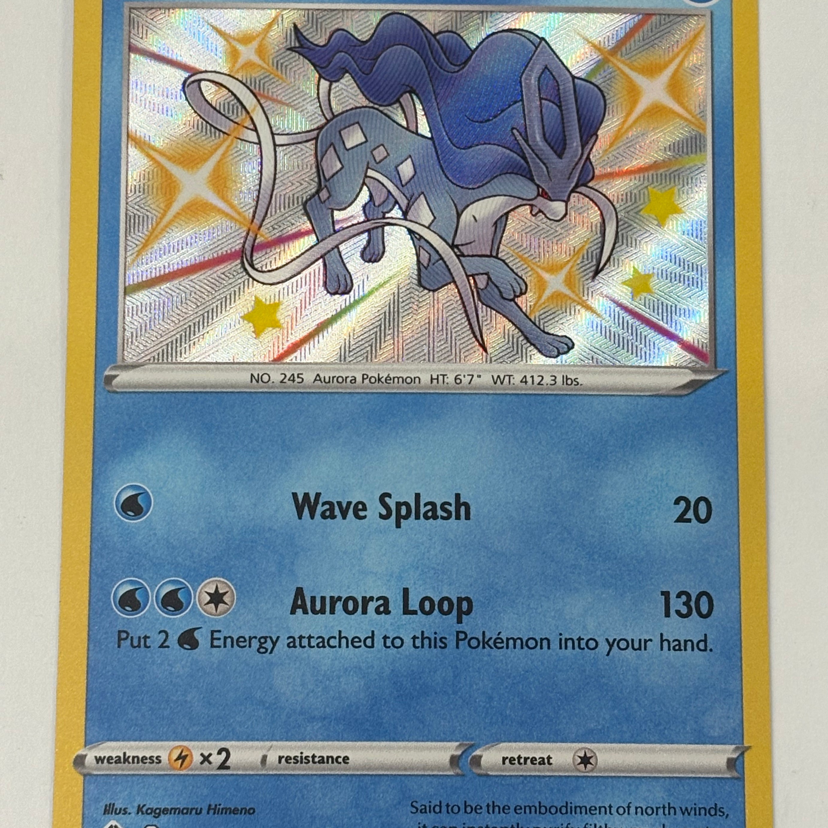 Pokémon TCG - Shining Fates Suicune SV022/SV122 NM