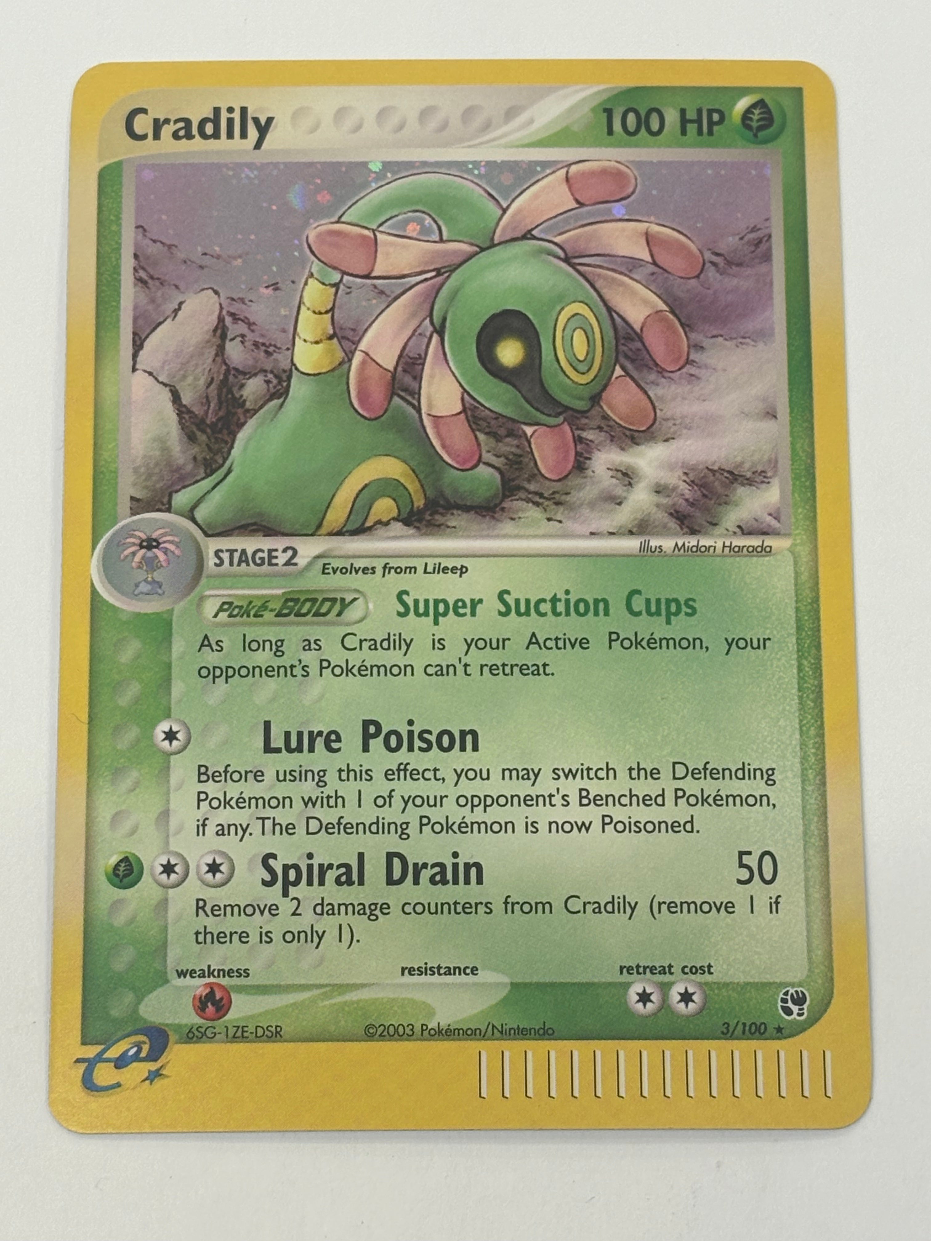 Pokémon TCG - EX Sandstorm Cradily 70/100 NM