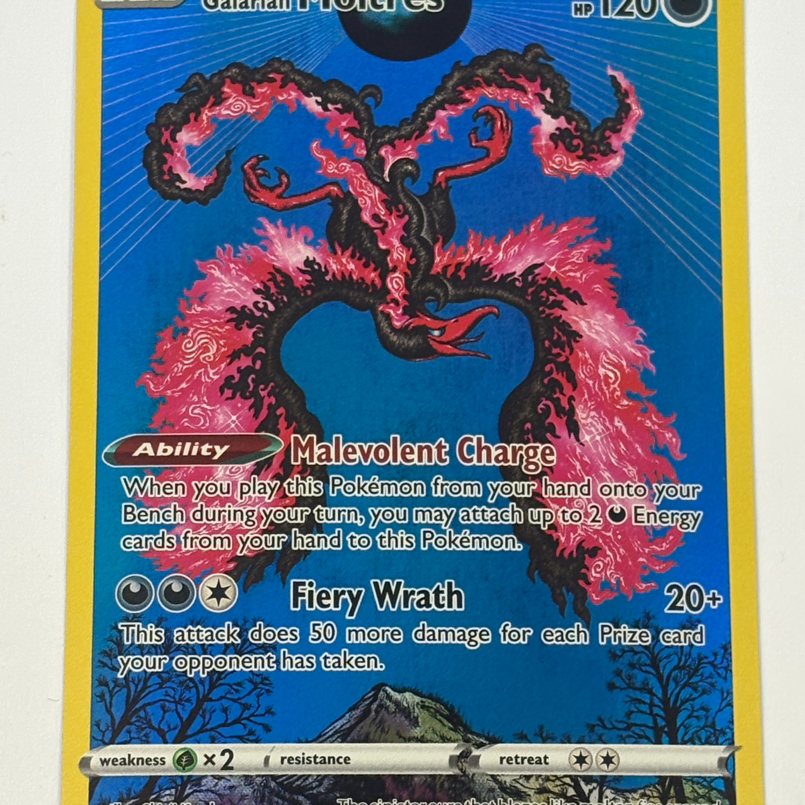Pokémon TCG - Crown Zenith Galarian Moltres SWSH284 NM