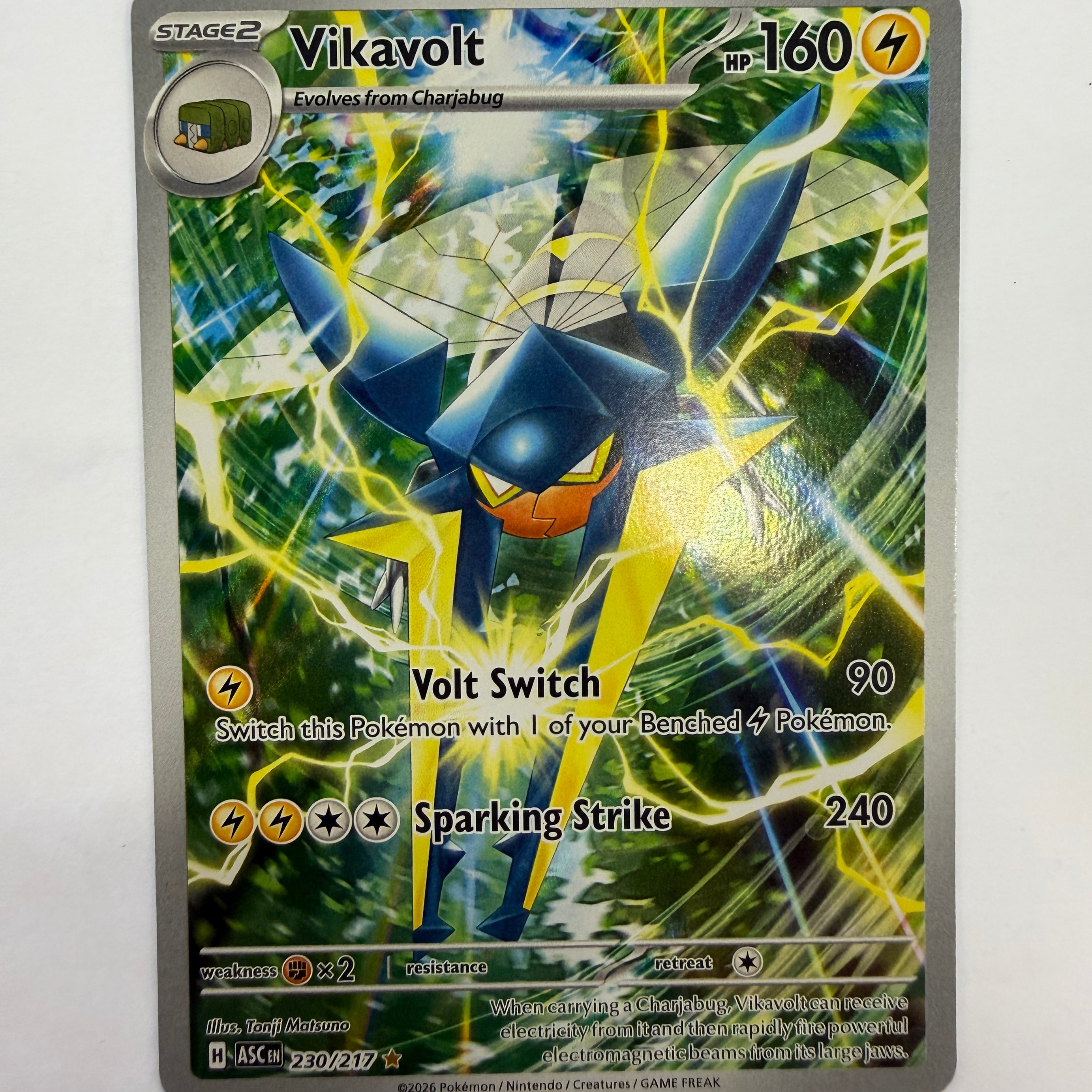 Pokémon TCG - Ascended Heroes Vikavolt 230/217 NM