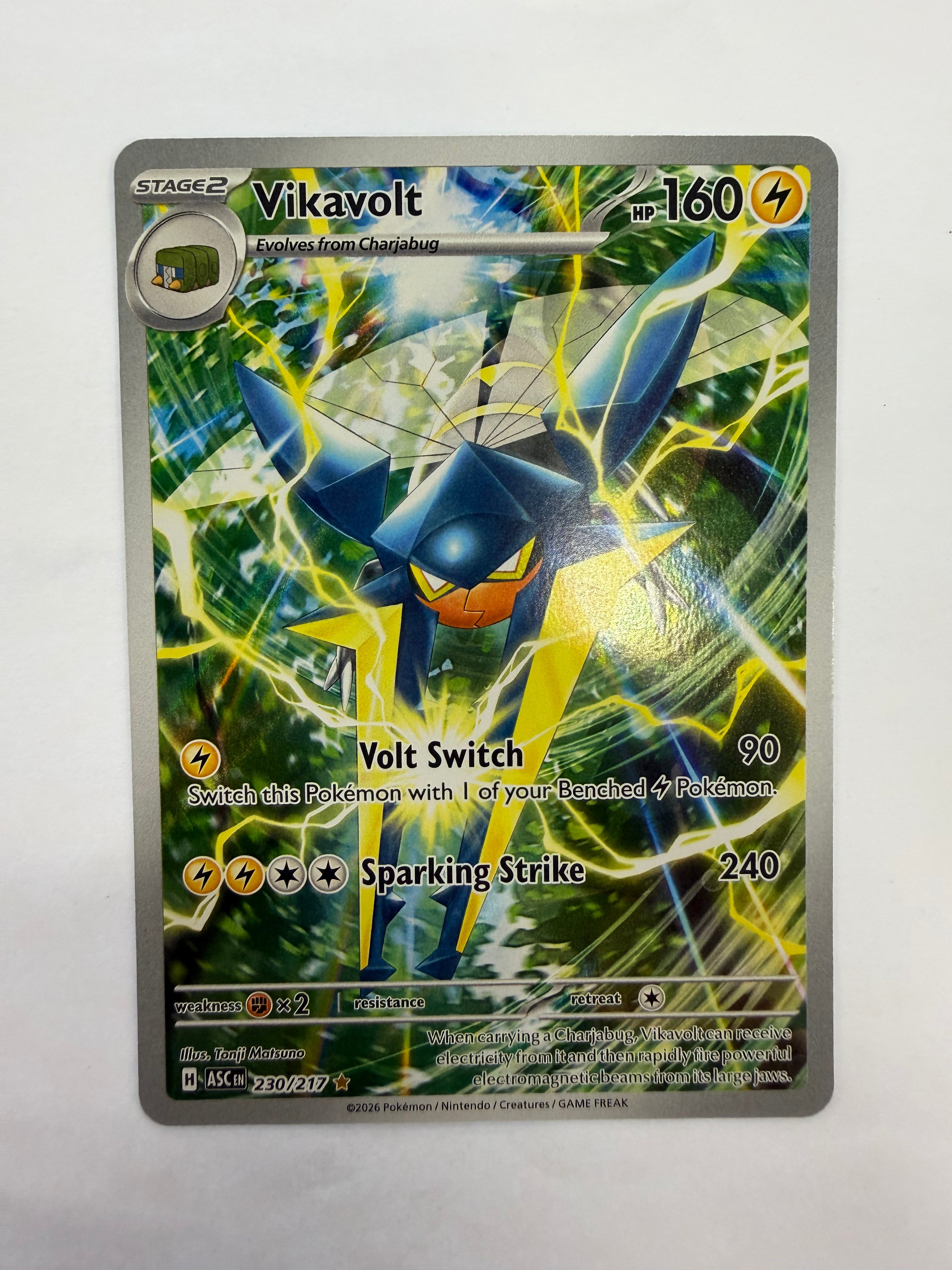Pokémon TCG - Ascended Heroes Vikavolt 230/217 NM