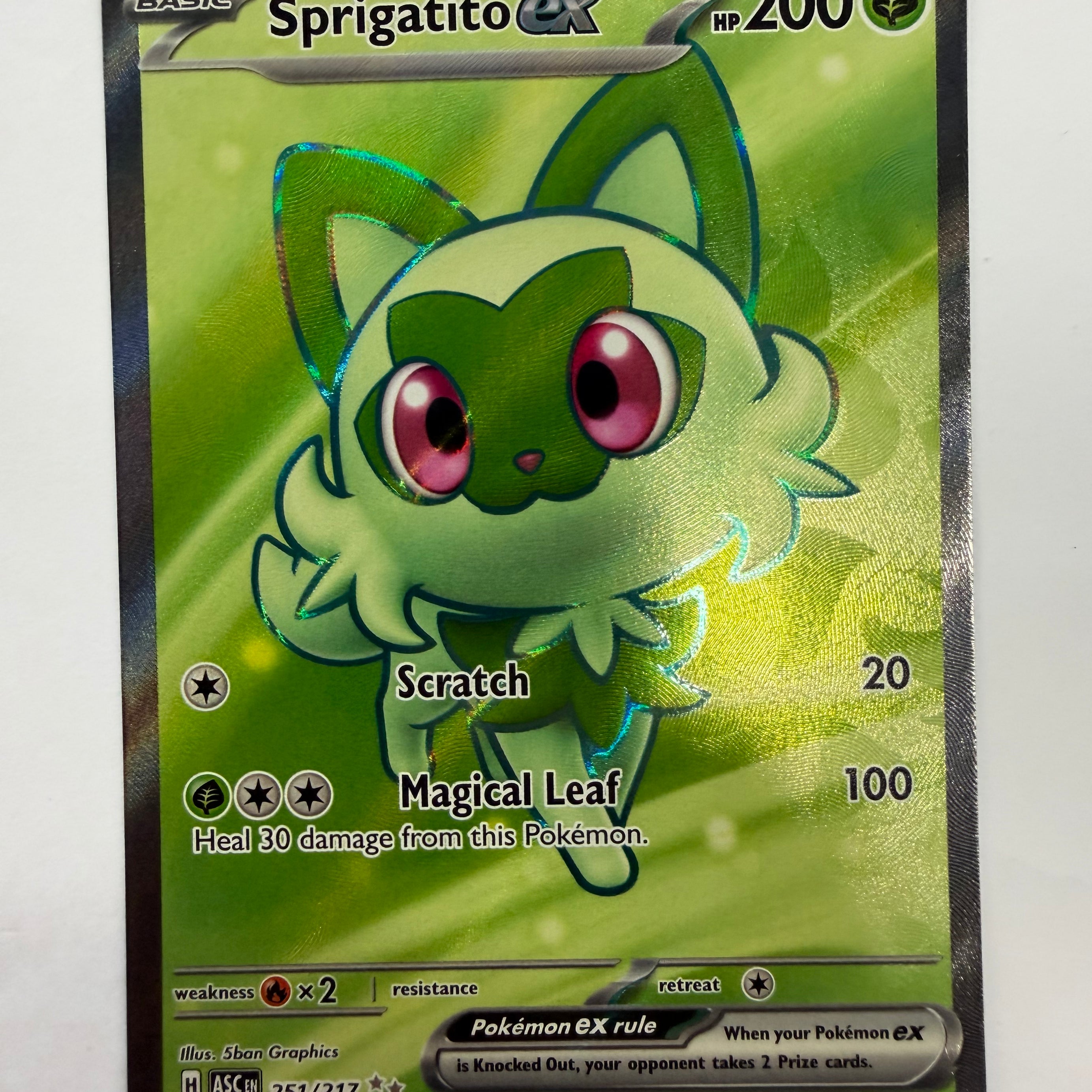 Pokémon TCG - Ascended Heroes Sprigatito ex 251/217 NM