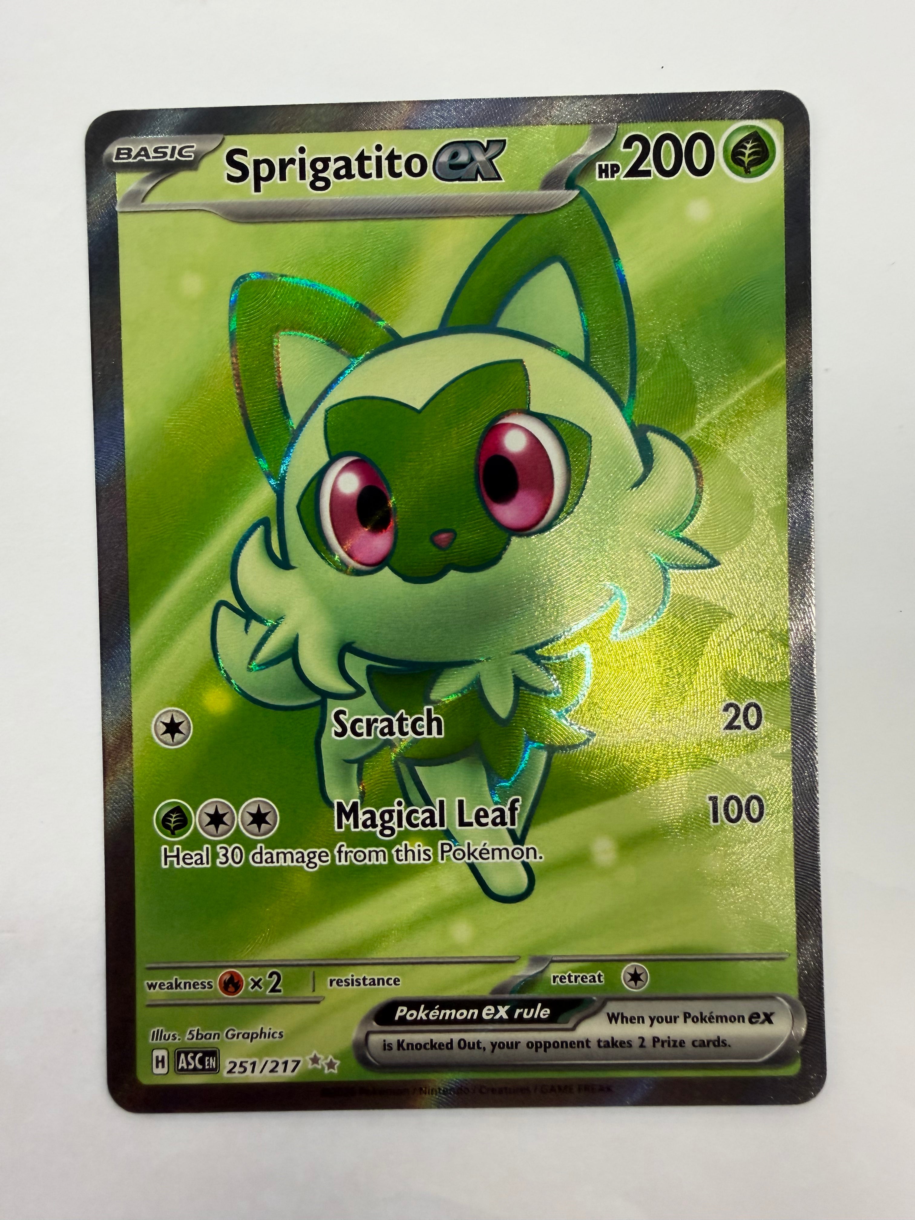 Pokémon TCG - Ascended Heroes Sprigatito ex 251/217 NM