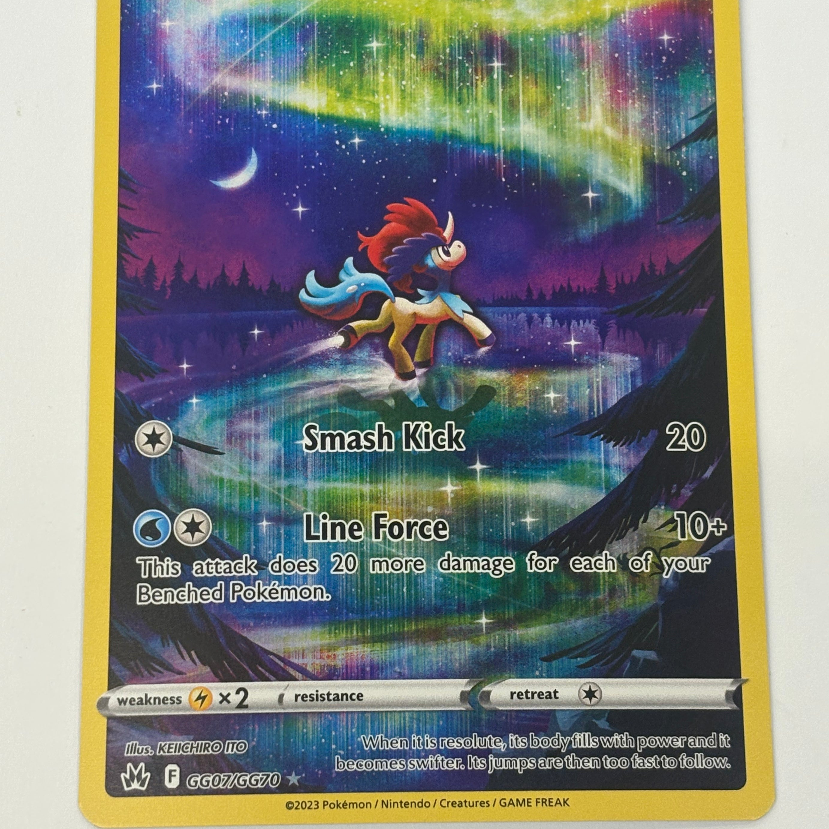 Pokémon TCG - Crown Zenith Keldeo GG07/GG70 NM