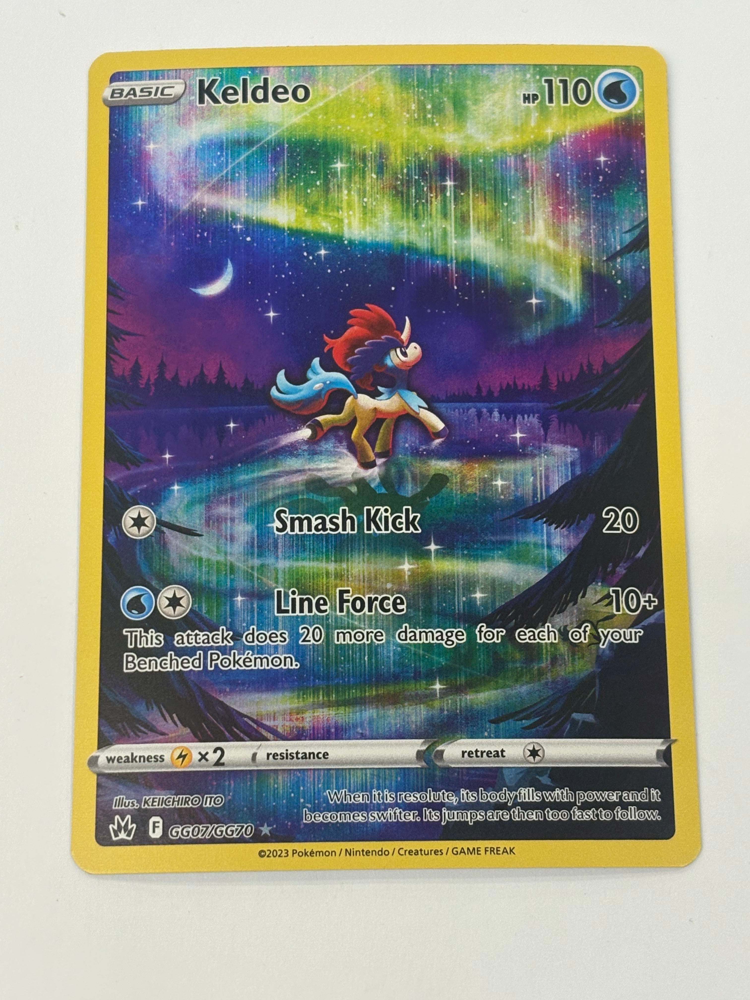 Pokémon TCG - Crown Zenith Keldeo GG07/GG70 NM