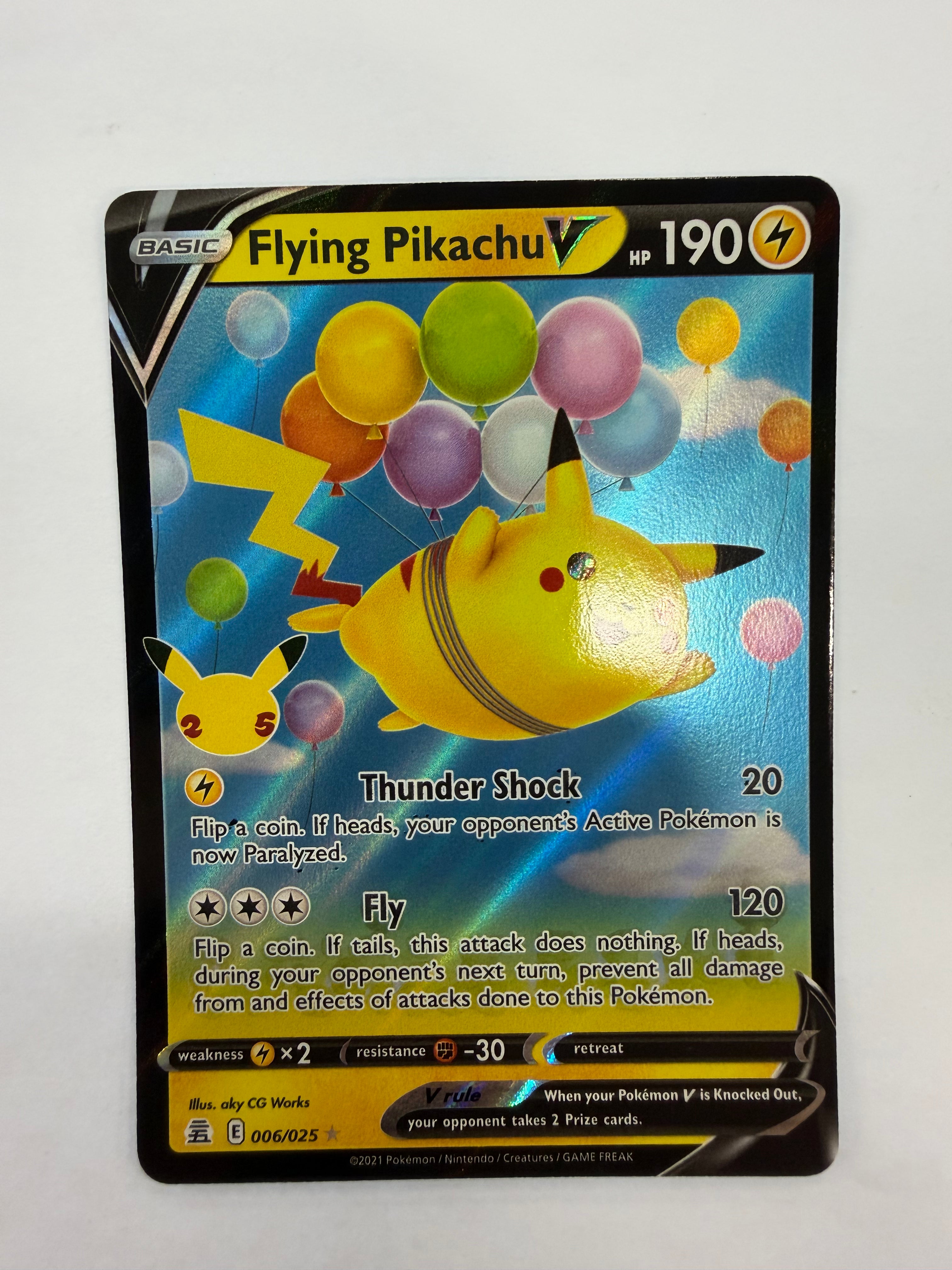 Pokémon TCG - Celebrations Flying Pikachu V 005/025 NM