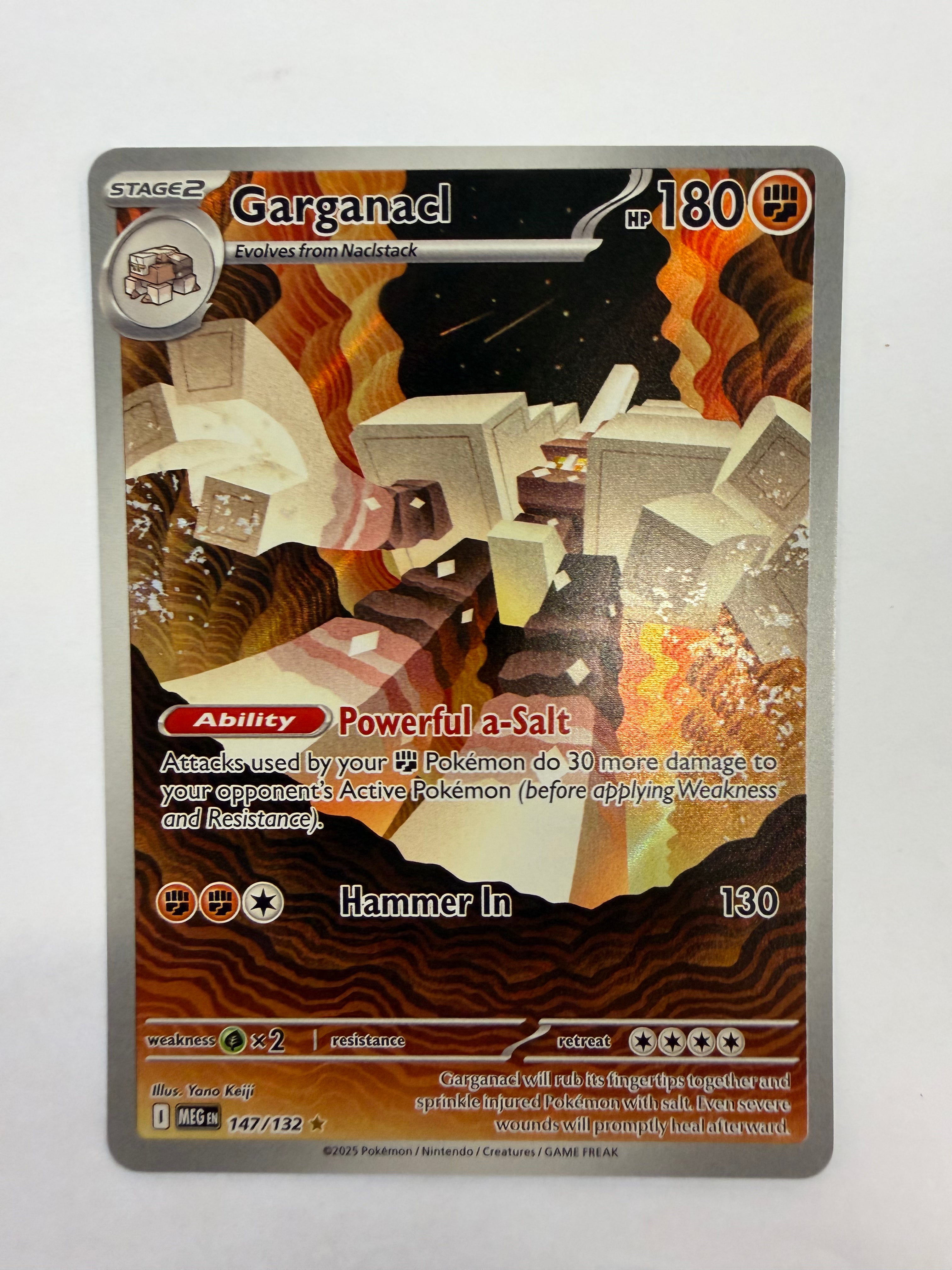 Pokémon TCG - Mega Evolution Garganacl 146/132 NM