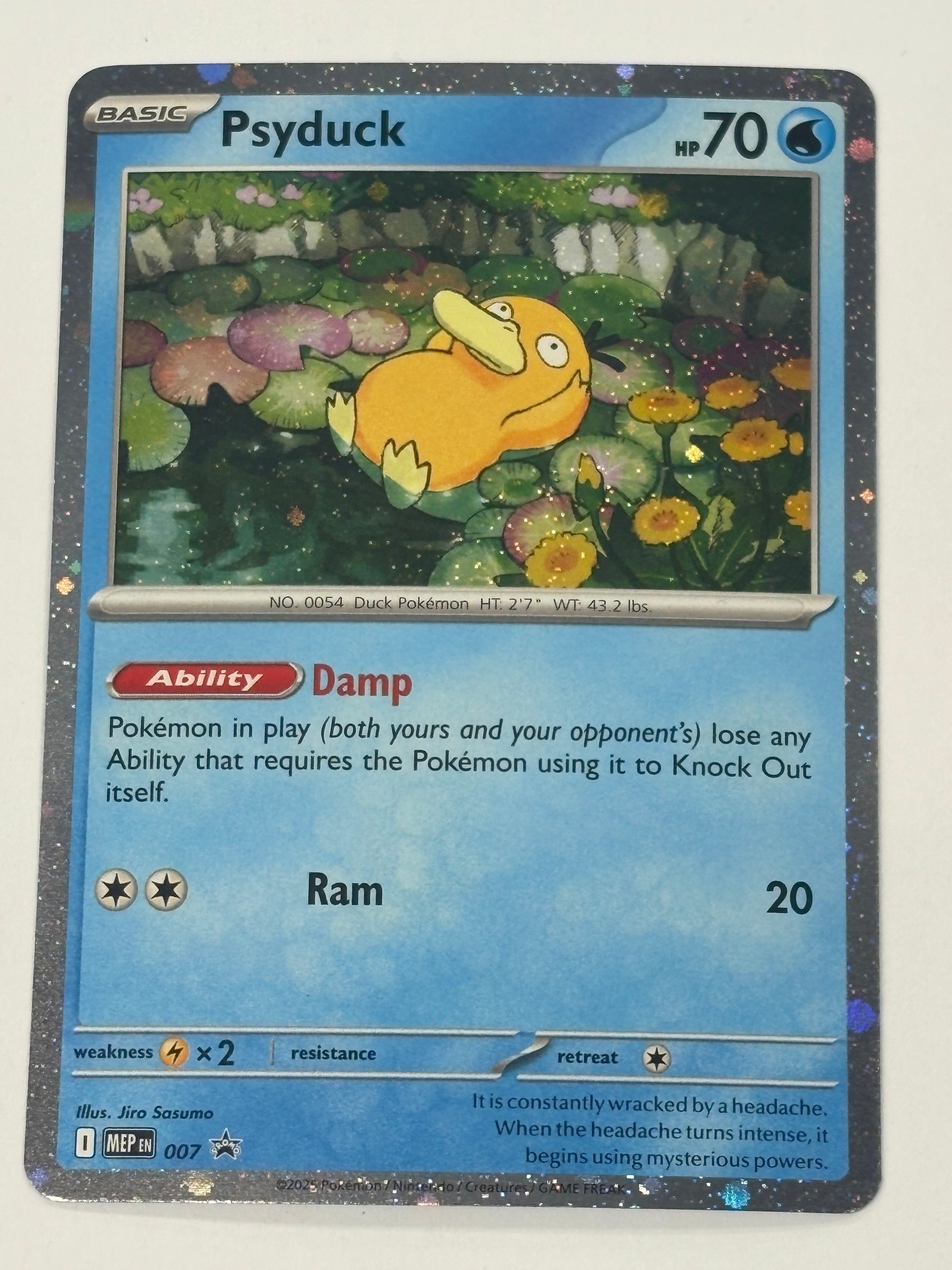 Pokémon TCG - Mega Evolution Promo Psyduck 007 NM