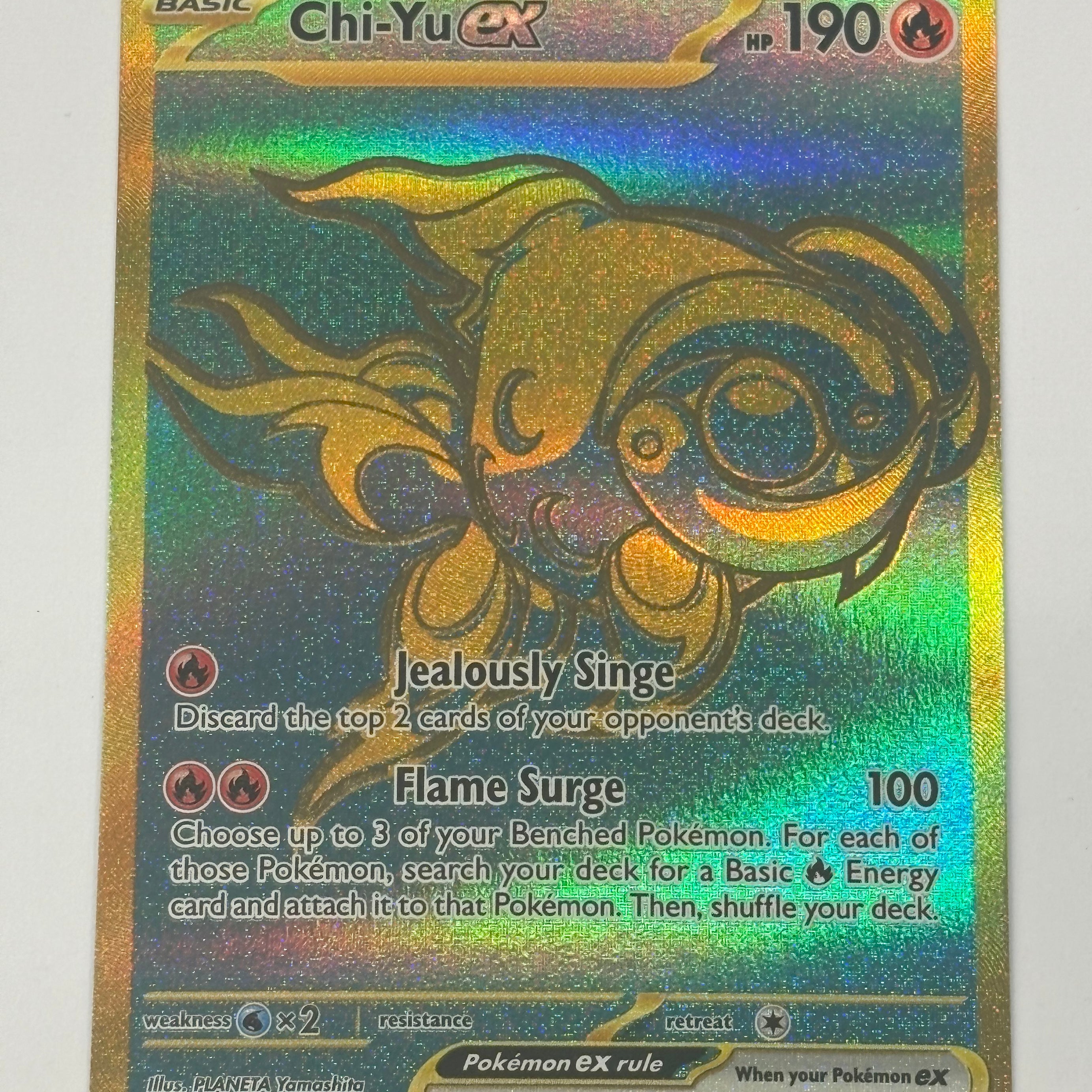 Pokémon TCG - Paldean Fates Chi-Yu ex 241/091 NM