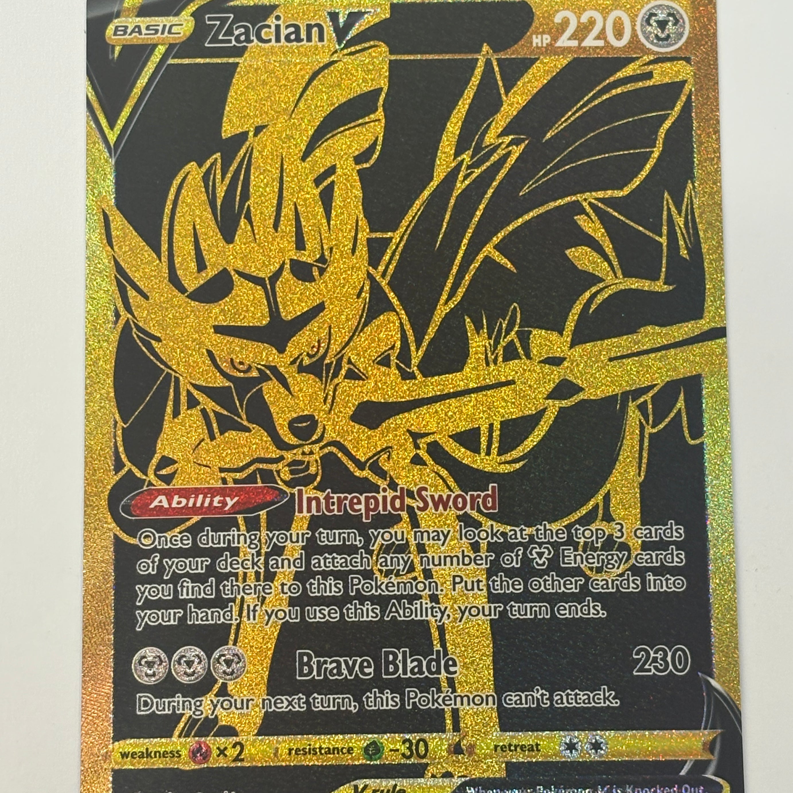 Pokémon TCG - Promo Zacian V SWSH076 NM