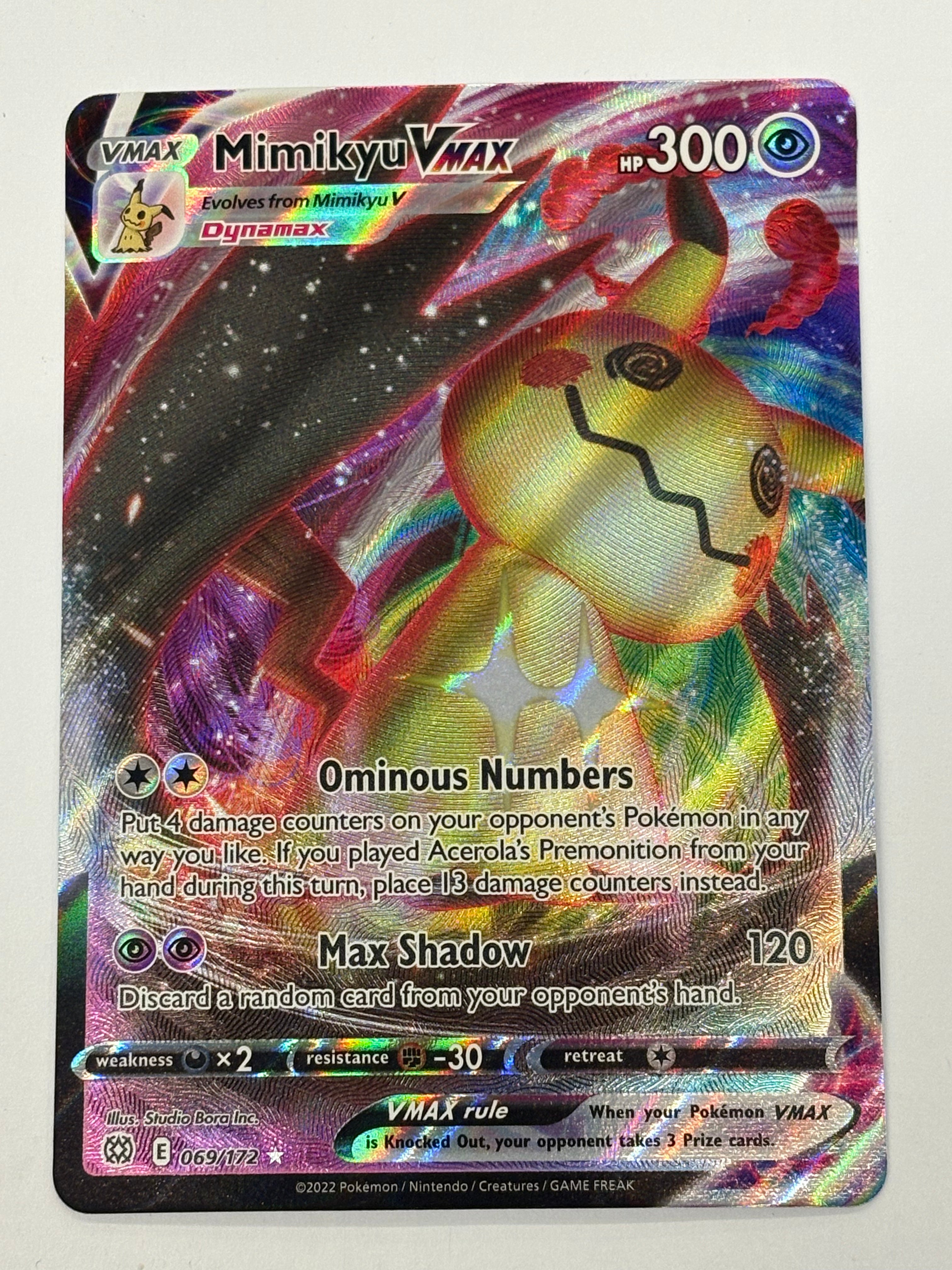 Pokémon TCG - Brilliant Stars Mimikyu VMAX 069/172 NM