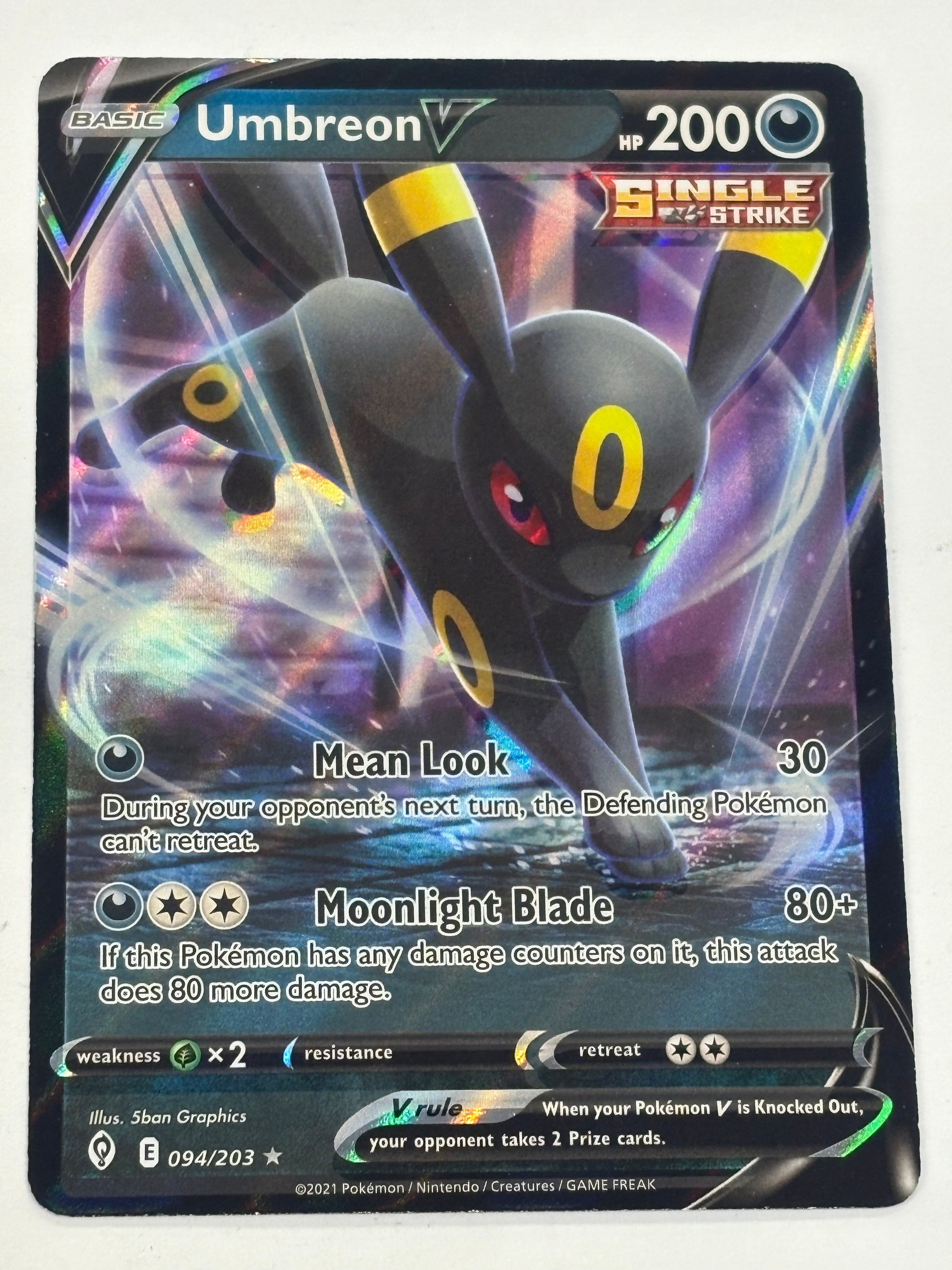 Pokémon TCG - Evolving Skies Umbreon V 094/203 NM