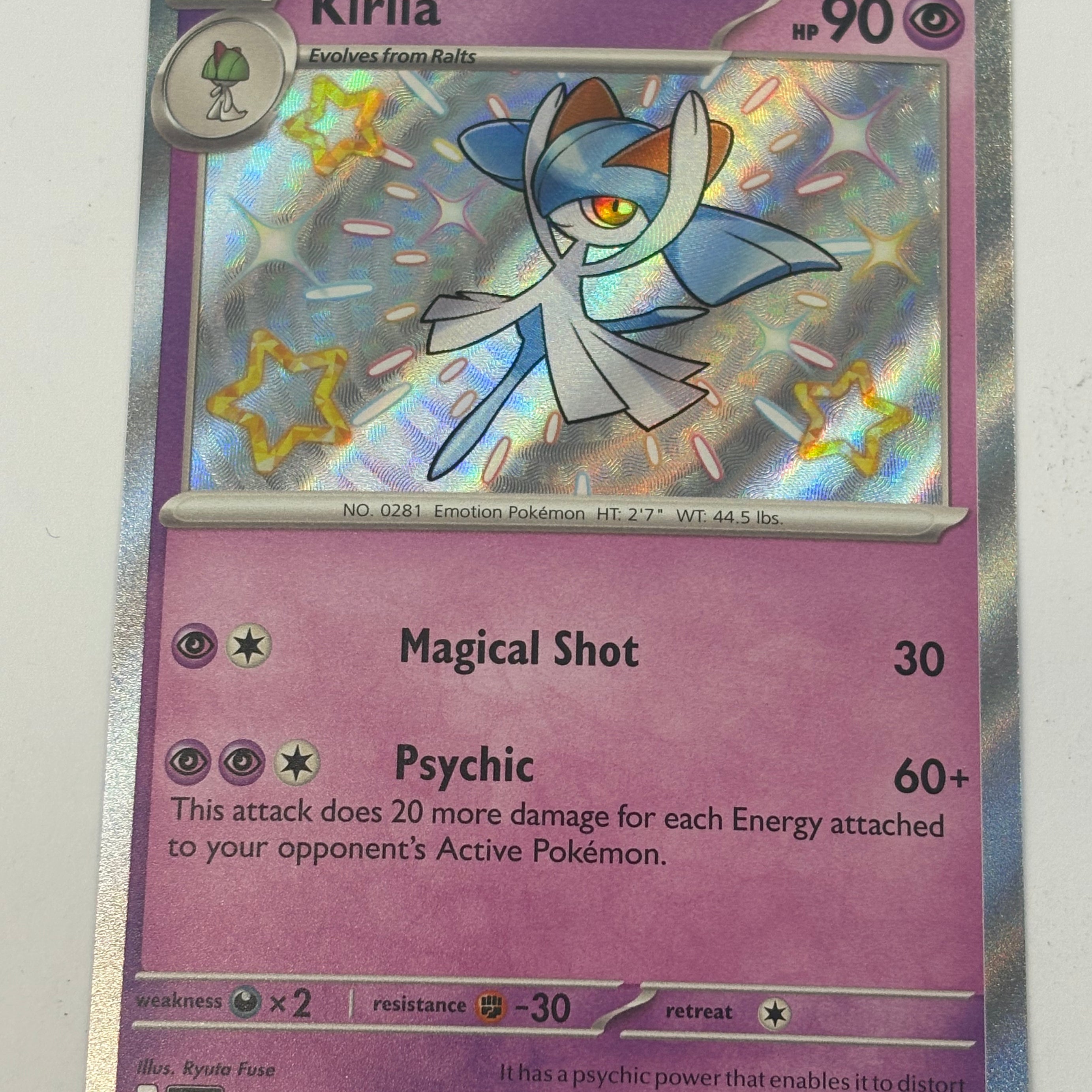 Pokémon TCG - Paldean Fates Kirlia 154/091 NM