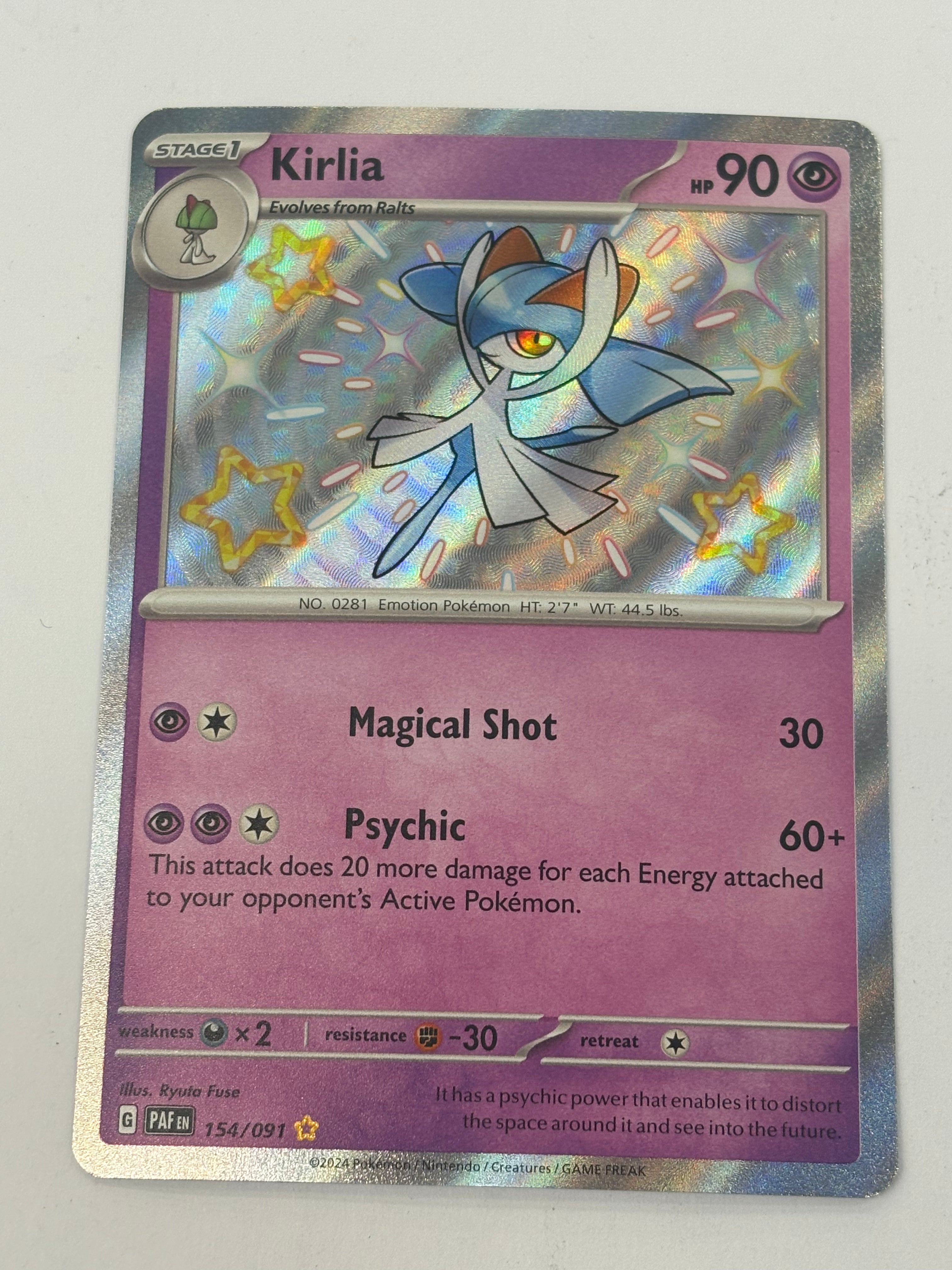 Pokémon TCG - Paldean Fates Kirlia 154/091 NM