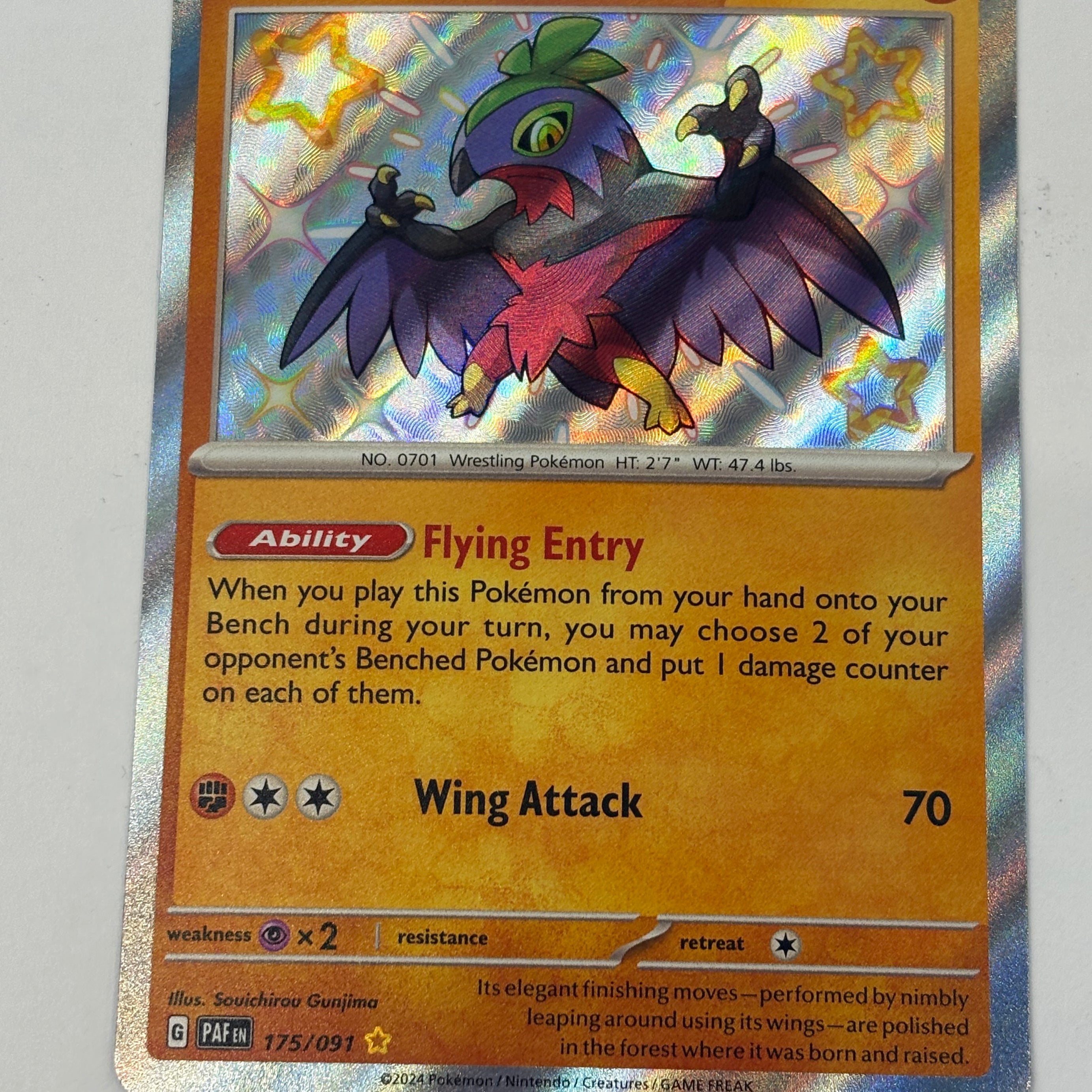 Pokémon TCG - Paldean Fates Hawlucha 175/091 NM