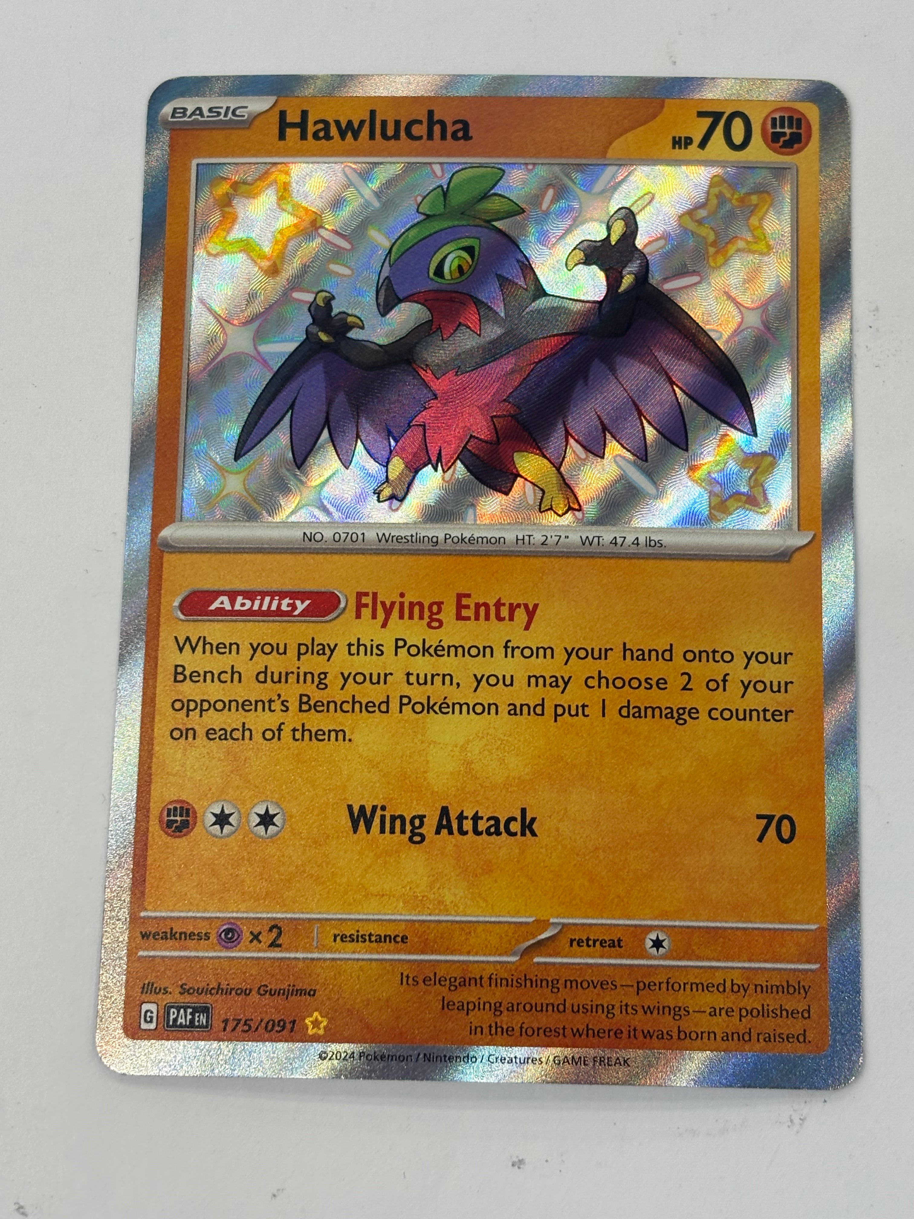 Pokémon TCG - Paldean Fates Hawlucha 175/091 NM