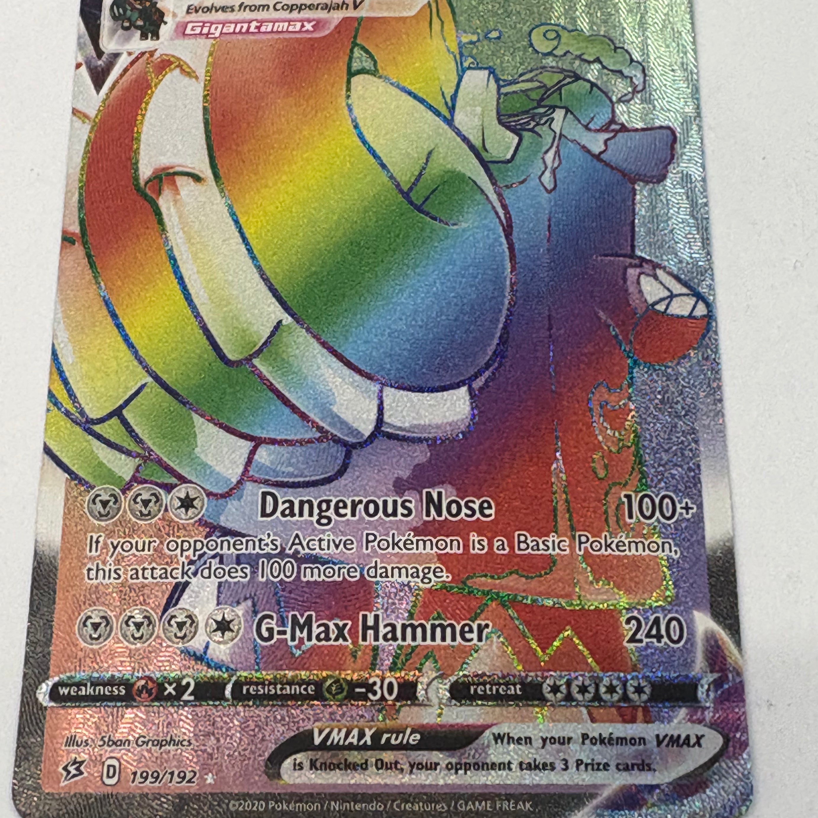 Pokémon TCG - Vivid Voltage Copperajah VMAX 199/192 NM