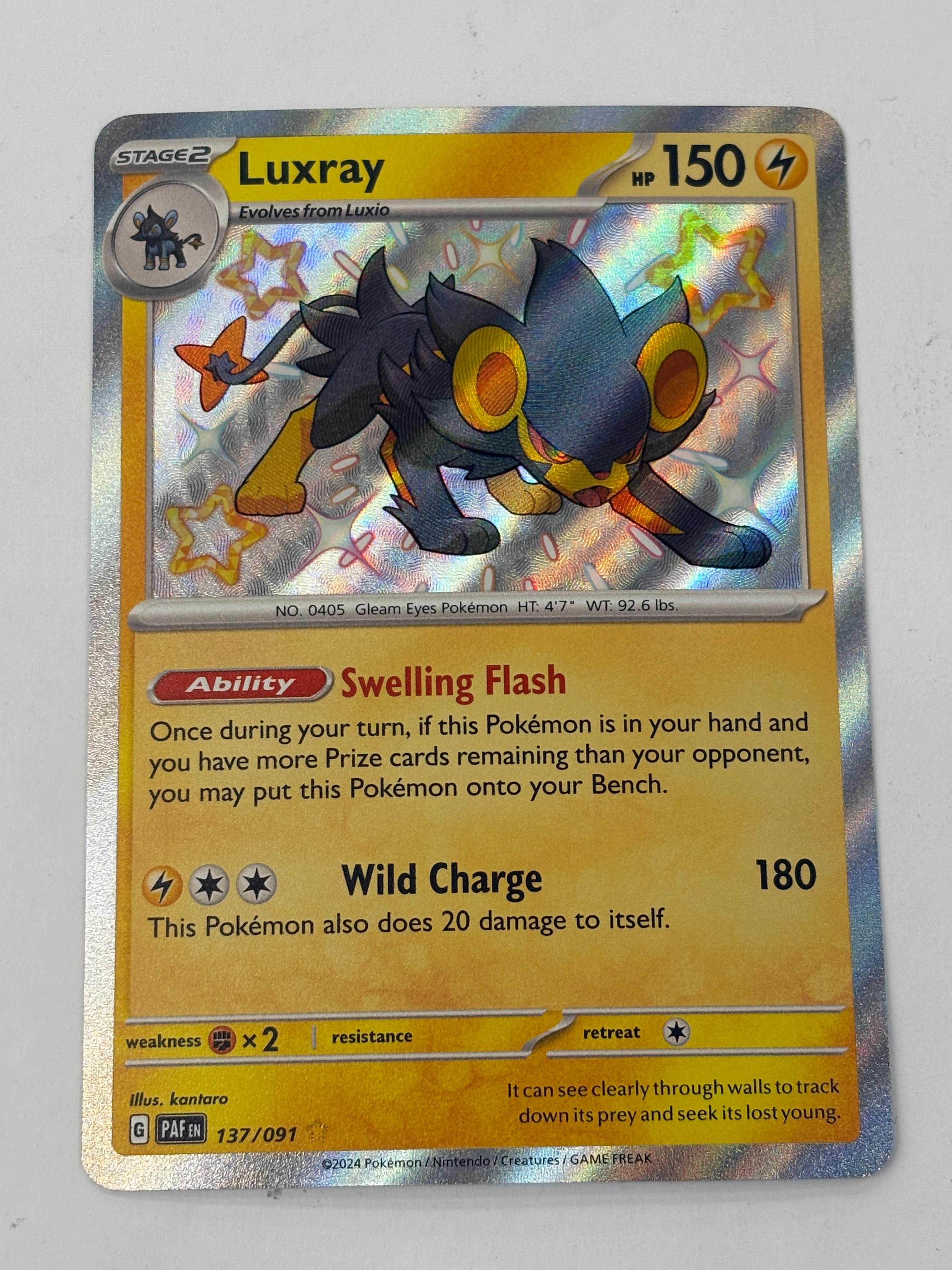 Pokémon TCG - Paldean Fates Luxray 137/091 NM