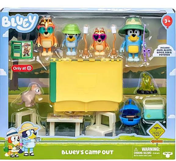 Moose Bluey's Camp Out Target Exclusive Playset