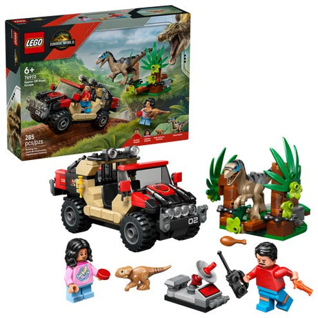 Lego Jurassic World Rebirth Raptor Off-Road Escape 76972