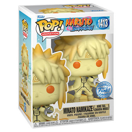 Funko Pop! Animation Naruto Shippuden Minato Namikaze (Nine Tail Chakra Mode) Funko Exclusive #1413