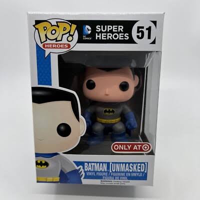 Funko Pop! Heroes Batman [Unmasked] Target Exclusive #51