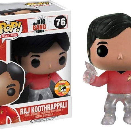 Funko Pop! Television The Big Bang Theory Raj Koothrappali 2013 SDCC 1008 PCS LE #76