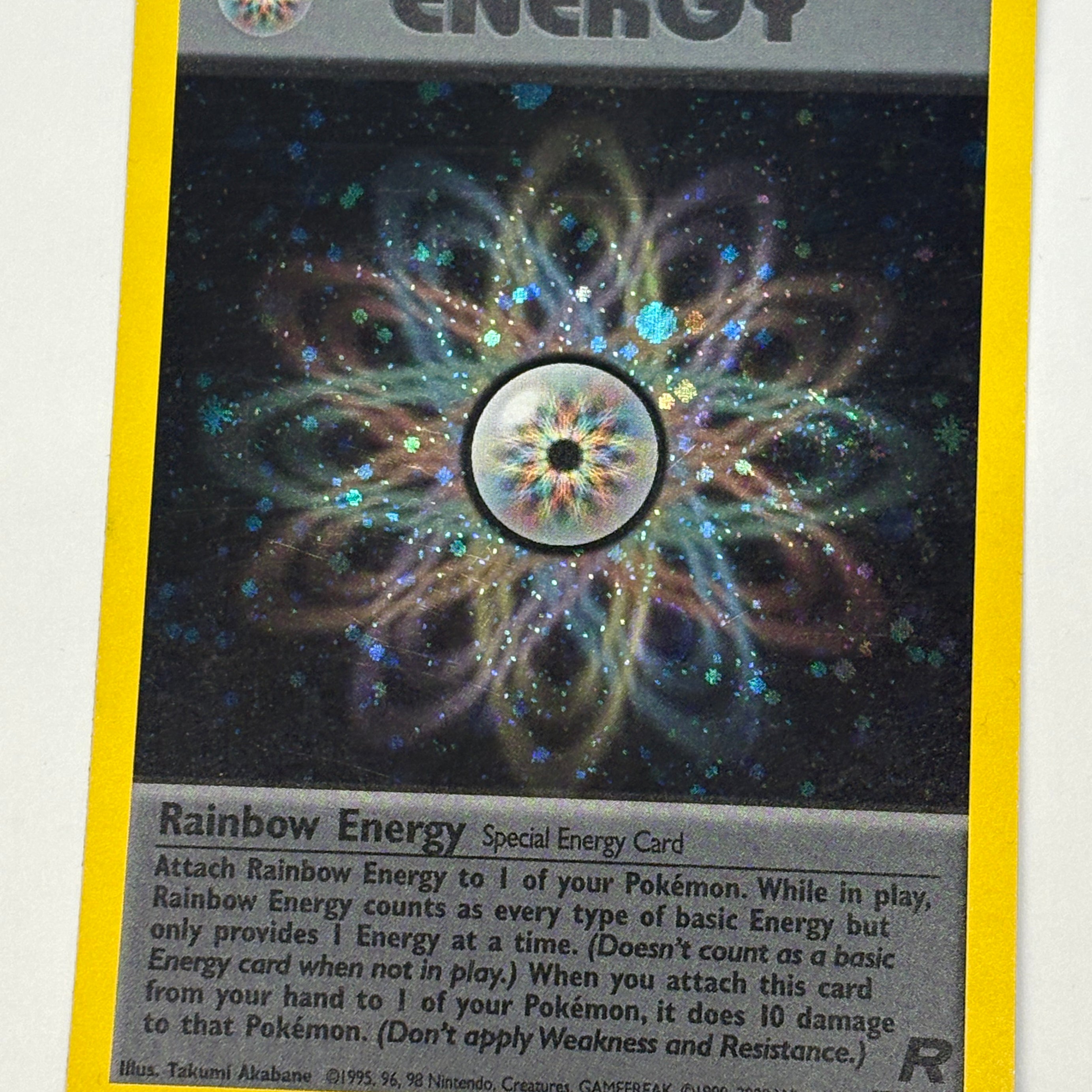 Pokémon TCG - Team Rocket Unlimited Rainbow Energy (Holo) 17/82 NM