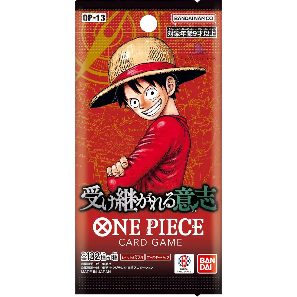 One Piece TCG - Japanese Carrying on His Will OP-13 Booster Pack