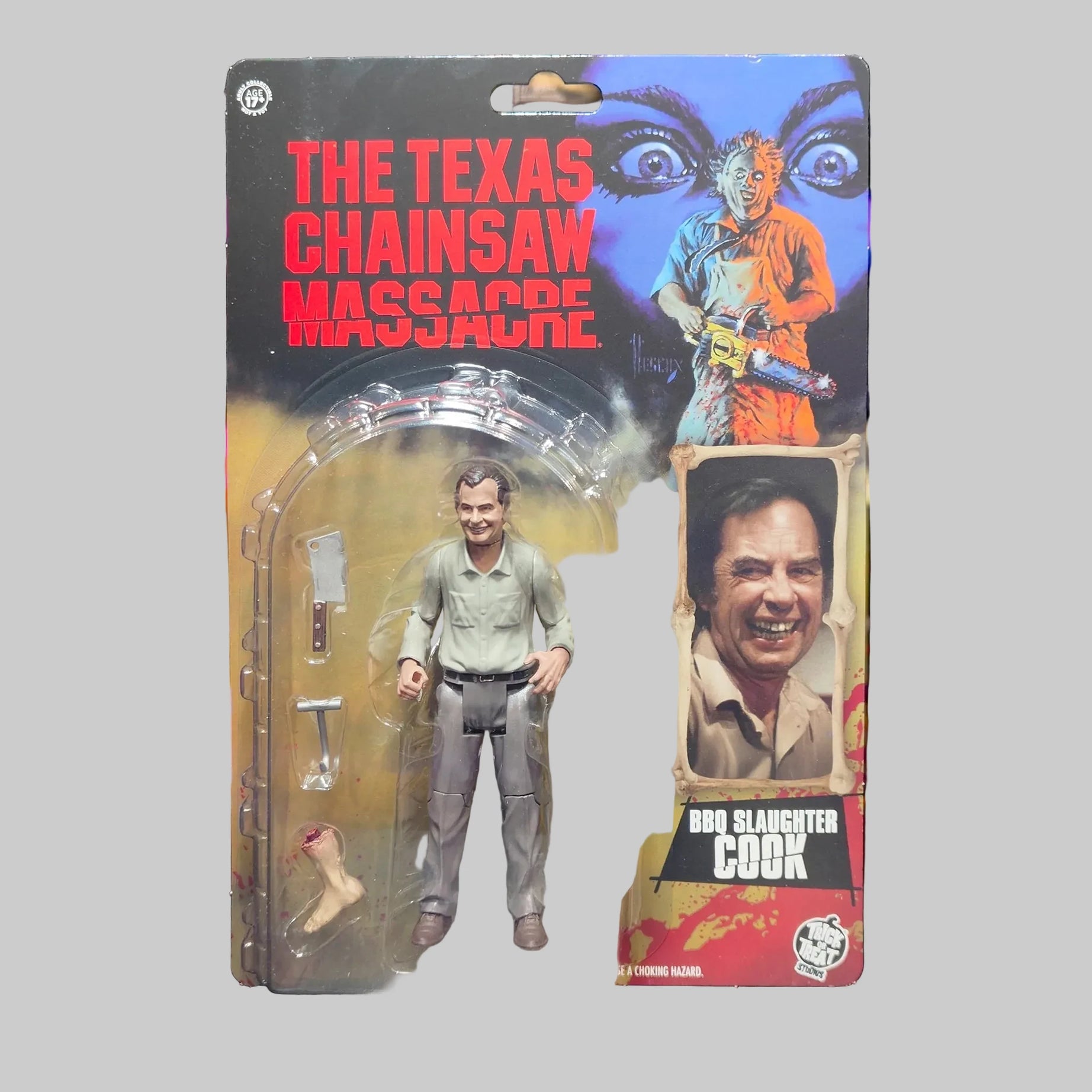 Trick Or Treat Studios The Texas Chainsaw Massacre BBQ Slaughter Cook 3.75 Inch Action Figure