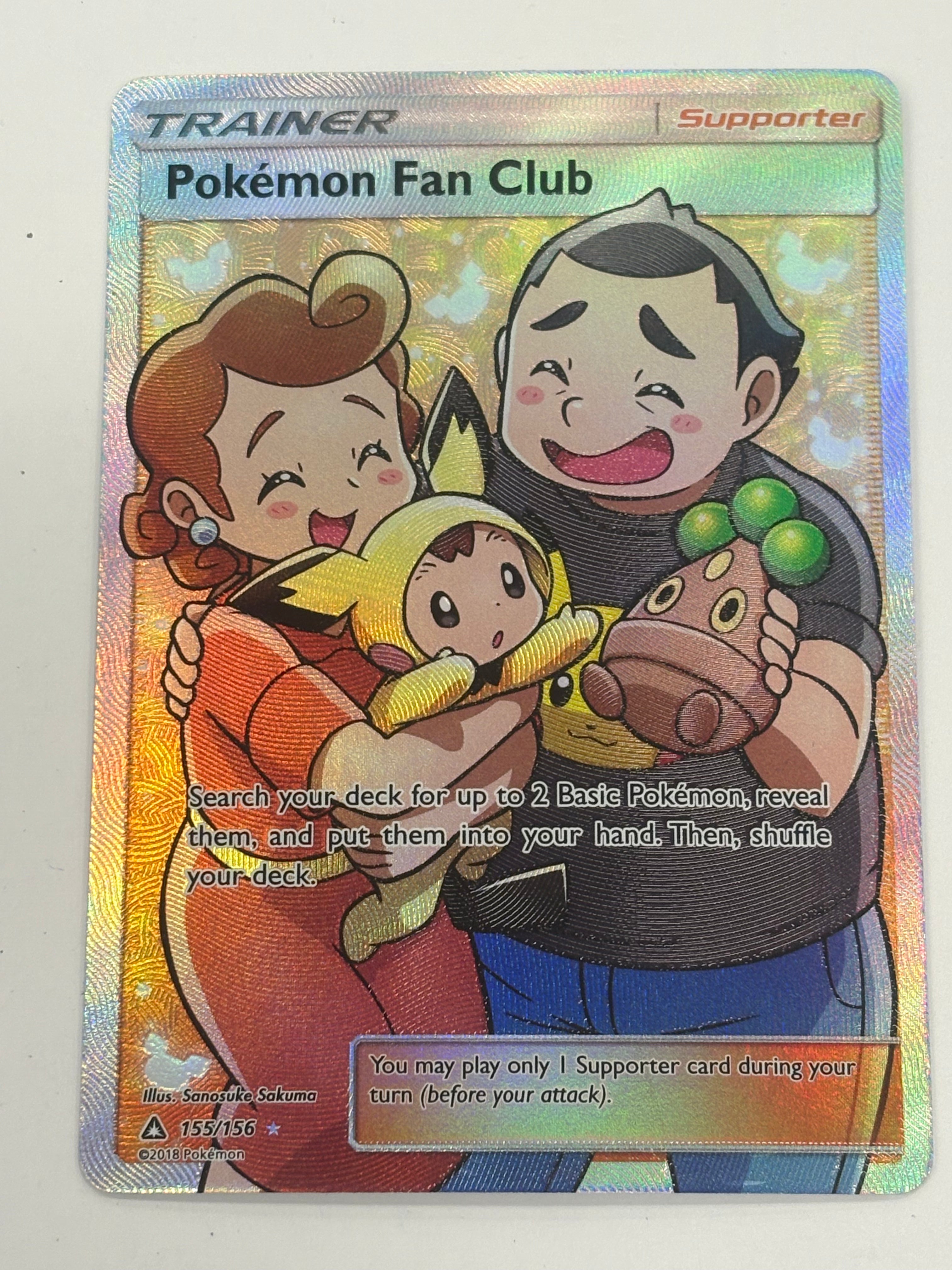 Pokémon TCG - Ultra Prism Pokemon Fan Club 155/156 NM