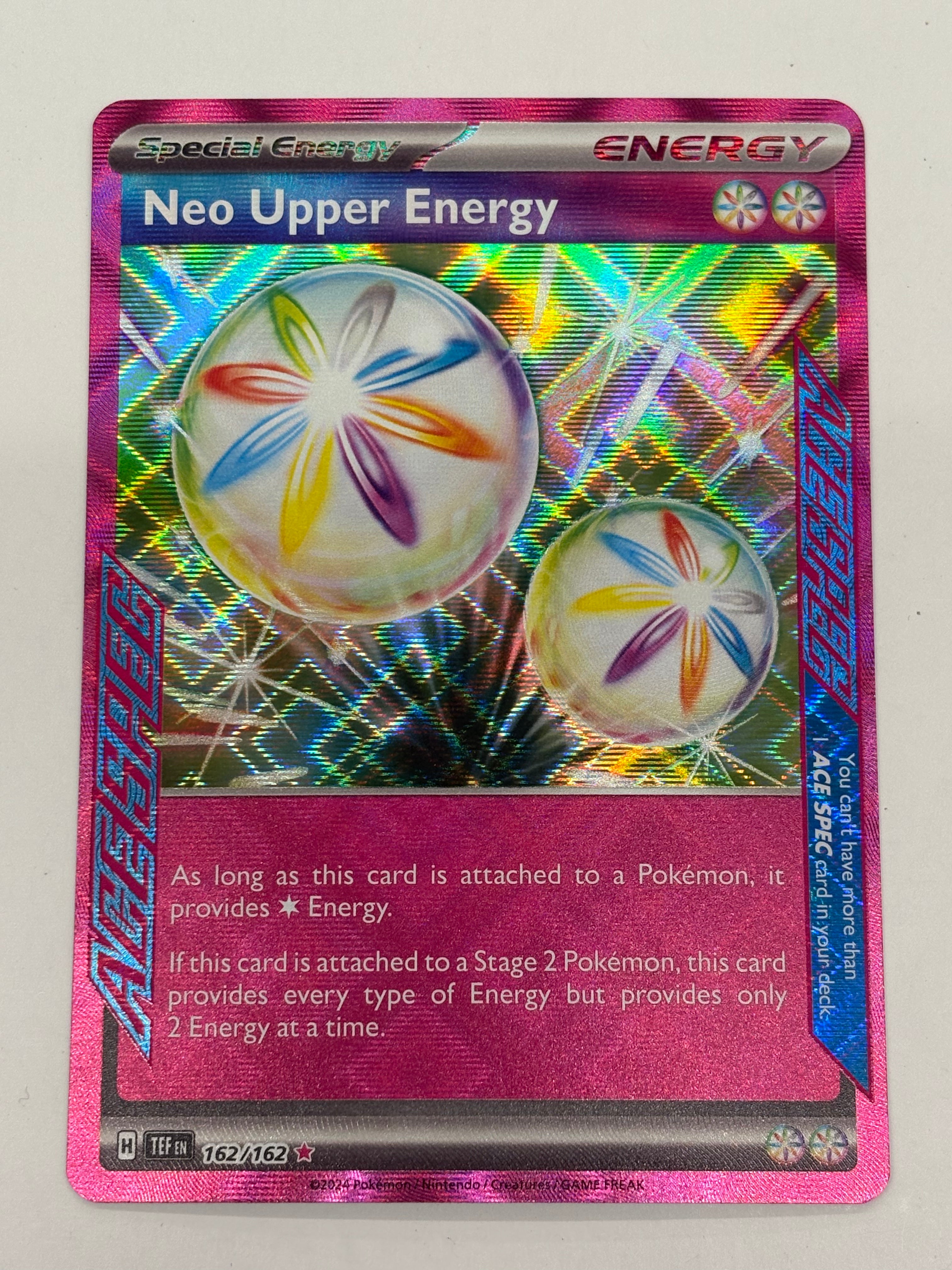 Pokémon TCG - Temporal Forces Neo Upper Energy 162/162 NM