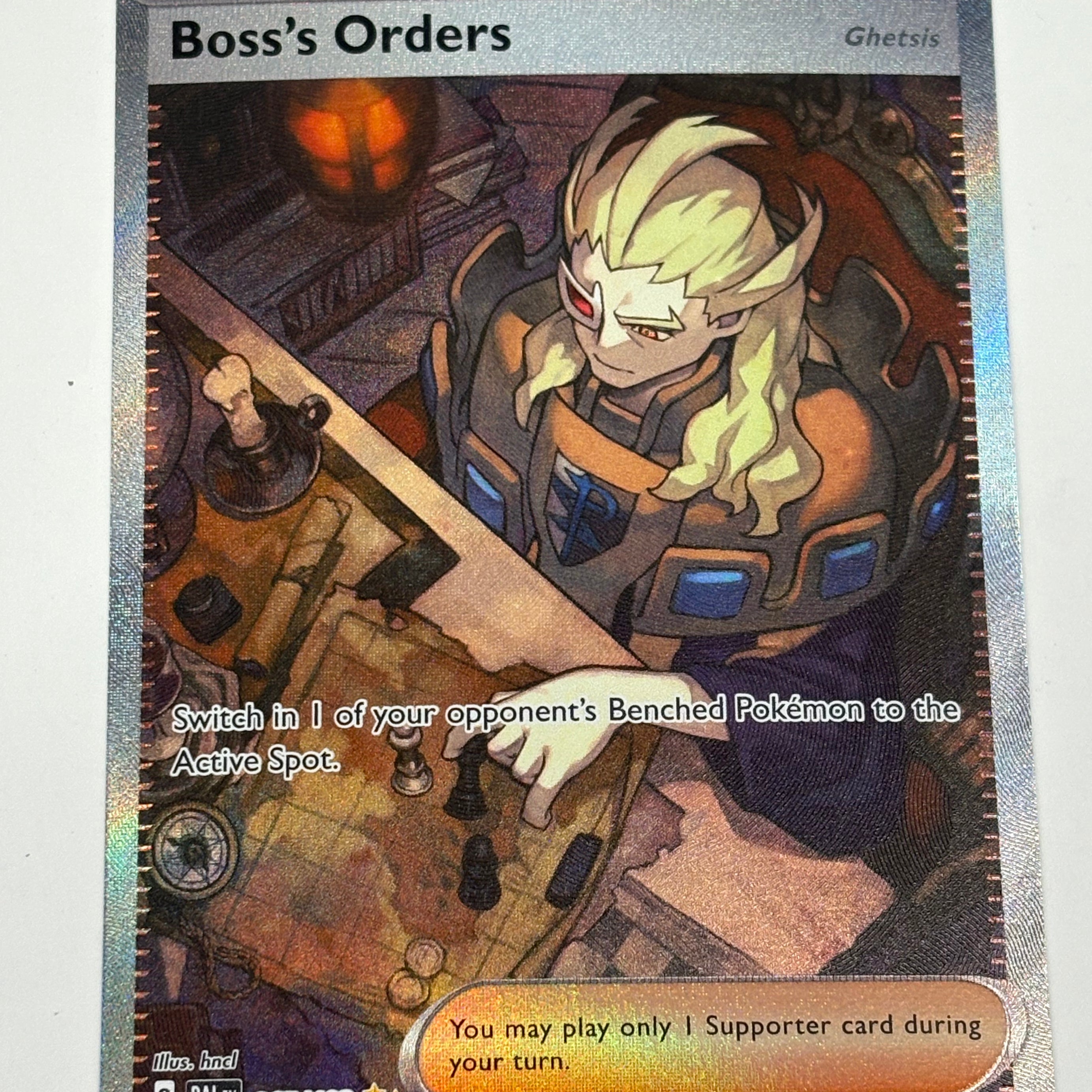 Pokémon TCG - Paldea Evolved Boss’s Orders (Ghetsis) 265/193 NM