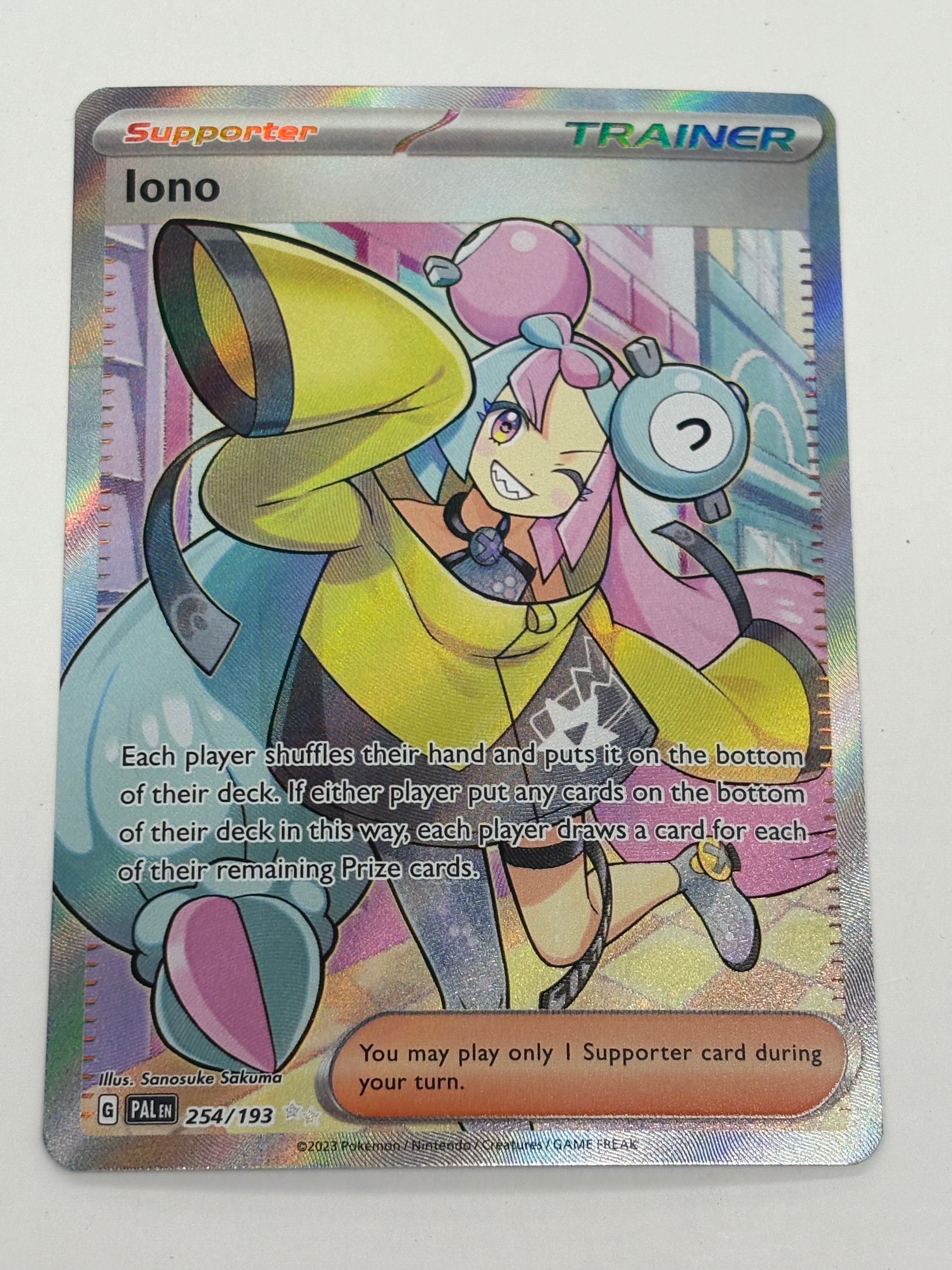 Pokémon TCG - Paldea Evolved Iono 254/193 NM