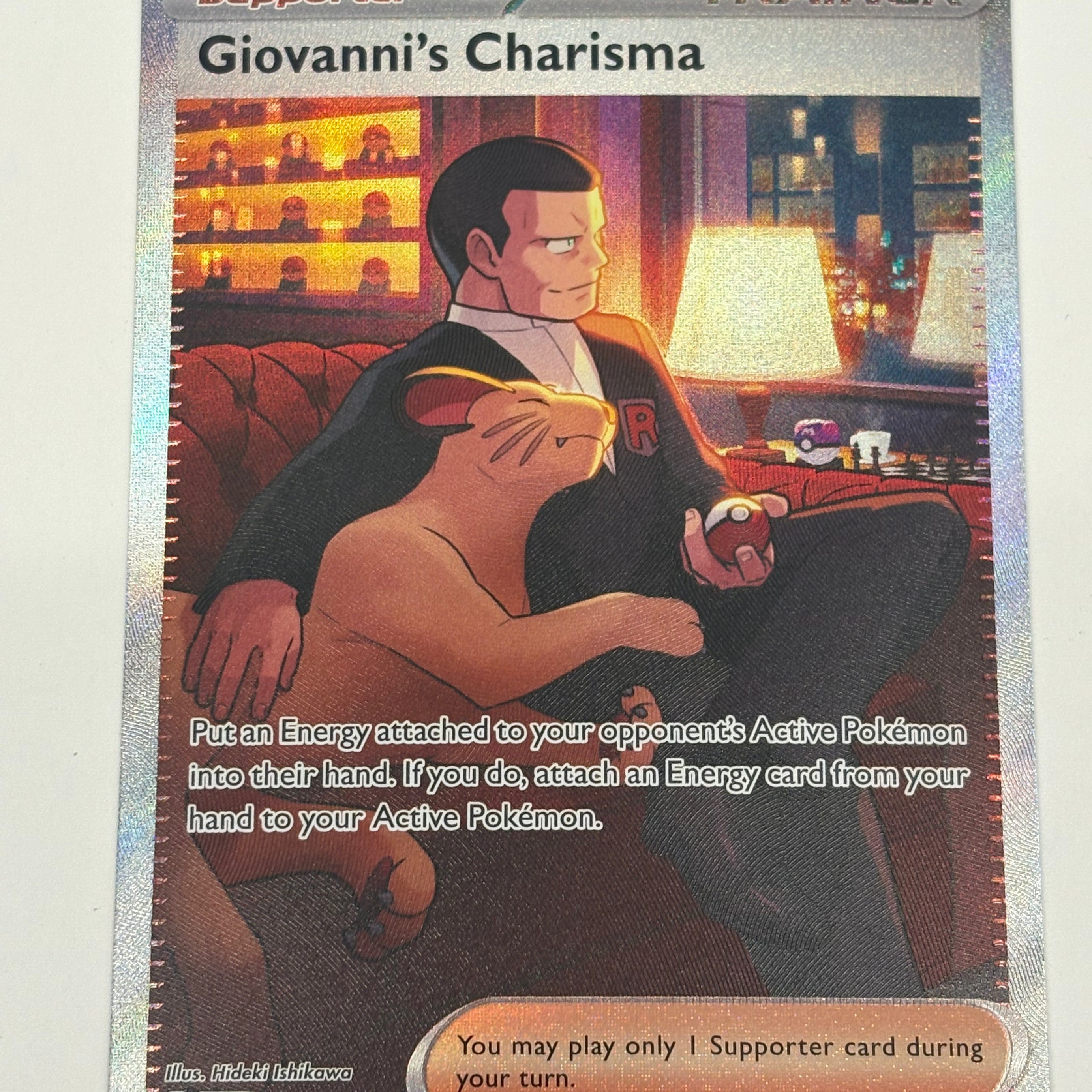 Pokémon TCG - 151 Giovanni’s Charisma 204/165 NM