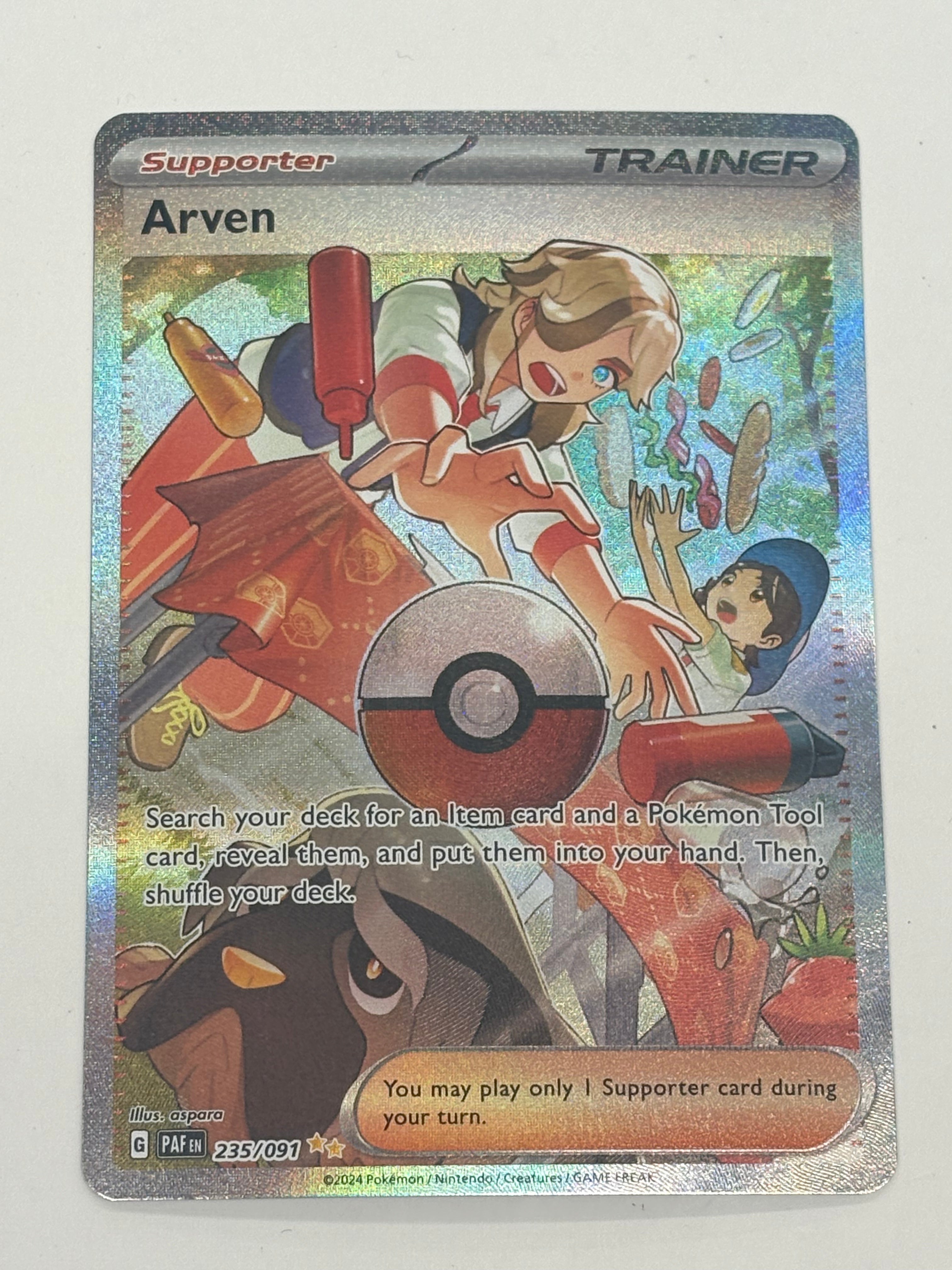 Pokémon TCG - Paldean Fates Arven 235/091 NM